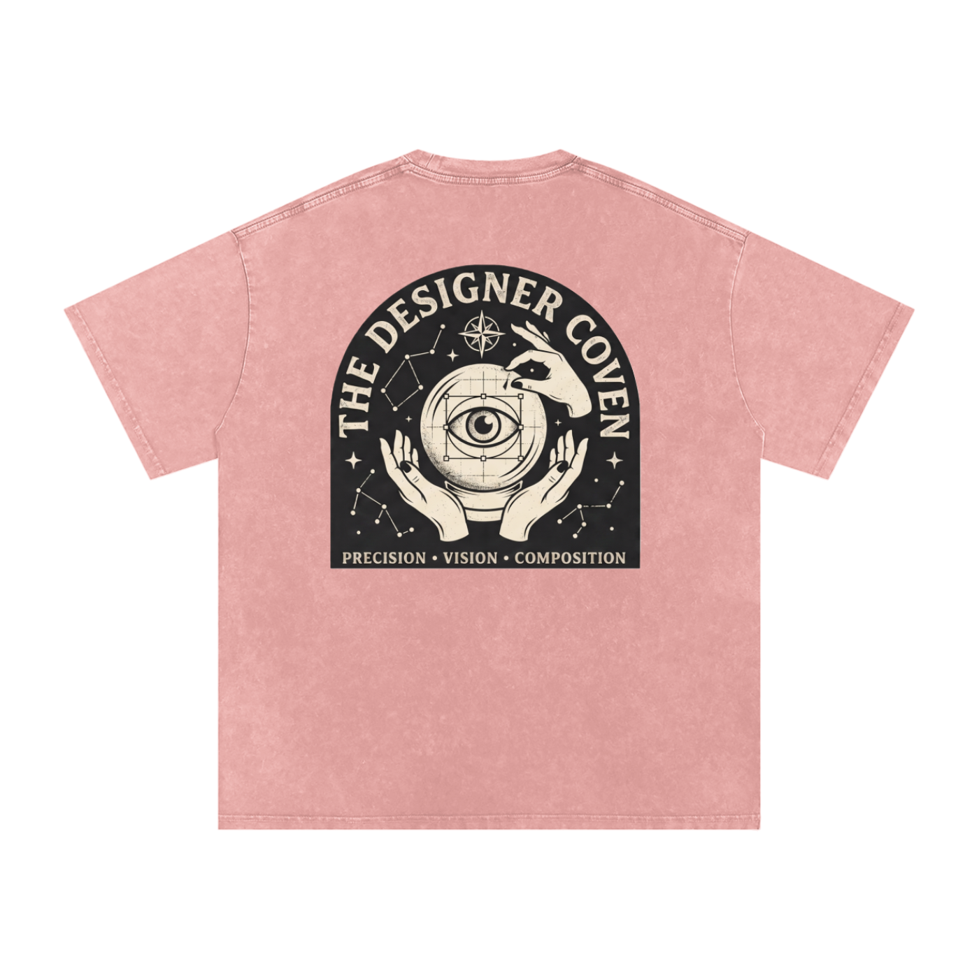 The Designer Coven | Snow Washed Oversized Cotton T-Shirt