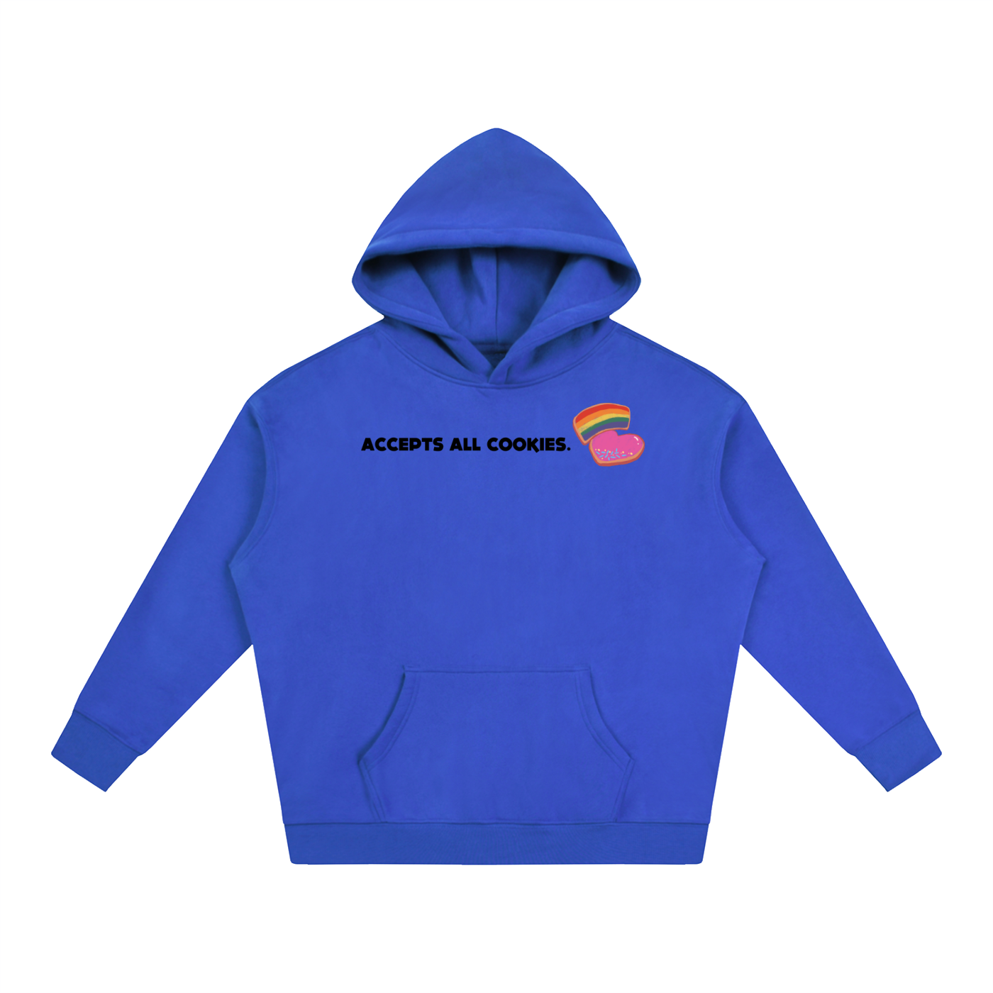 Accepts All Cookies | Oversize Fleeced Hoodie