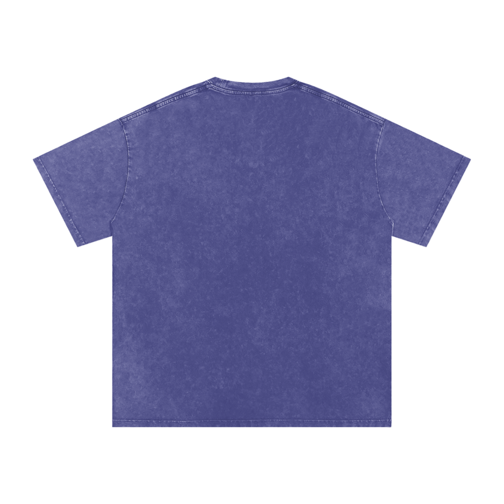 Oh, Crop | Snow Washed Oversized Cotton T-Shirt