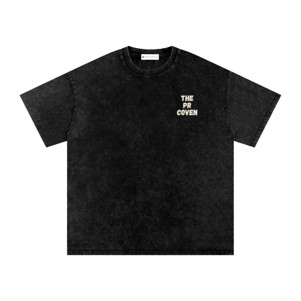 The PR Coven | Snow Washed Oversized Cotton T-Shirt