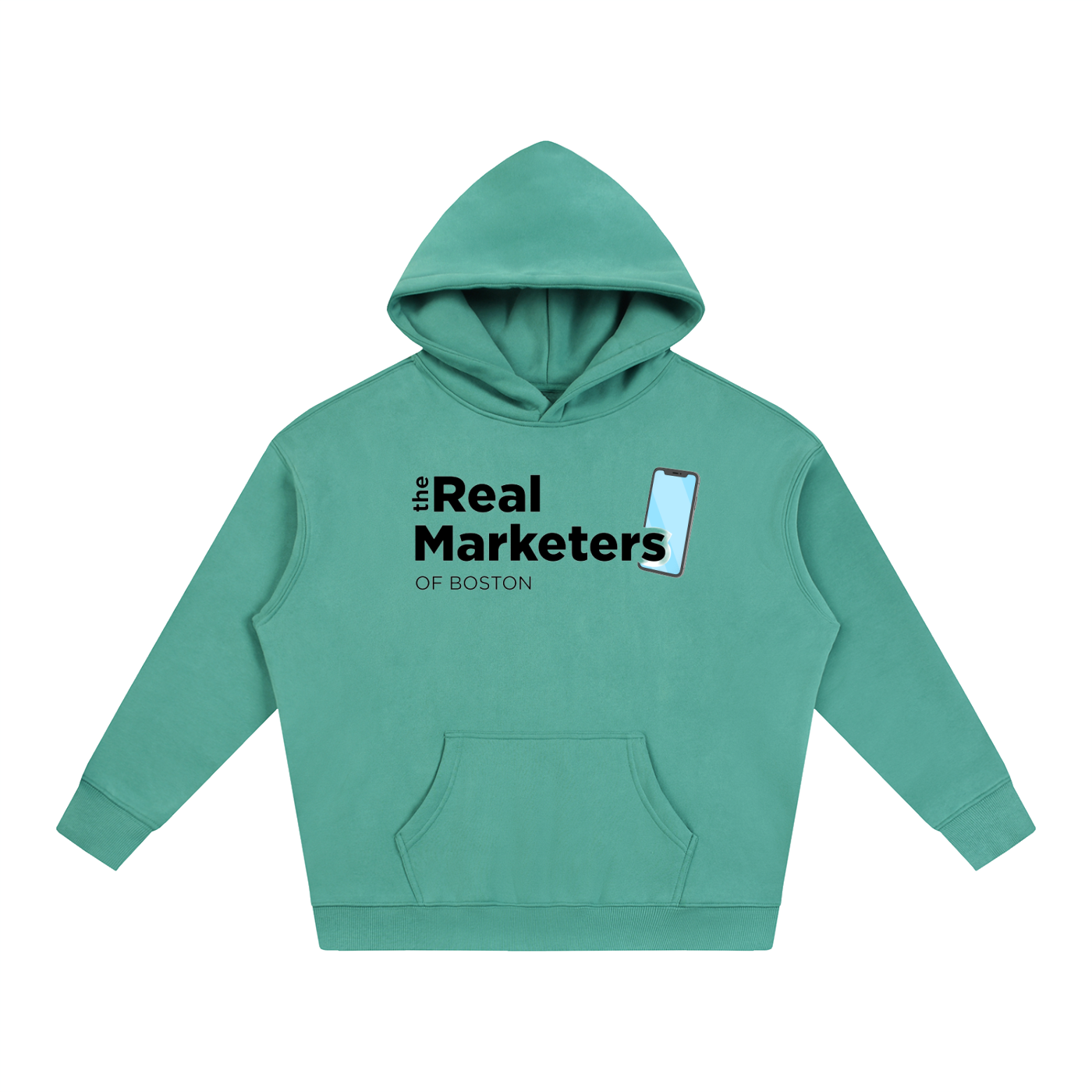 The Real Marketers of Boston | Oversize Fleeced Hoodie