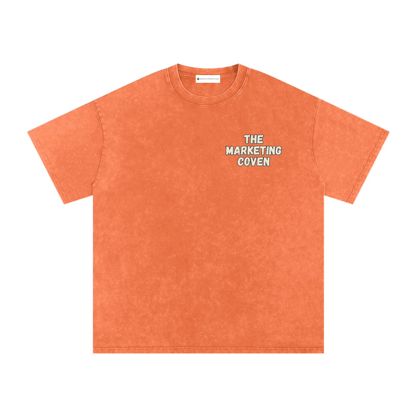 The Marketing Coven | Snow Washed Oversized Cotton T-Shirt