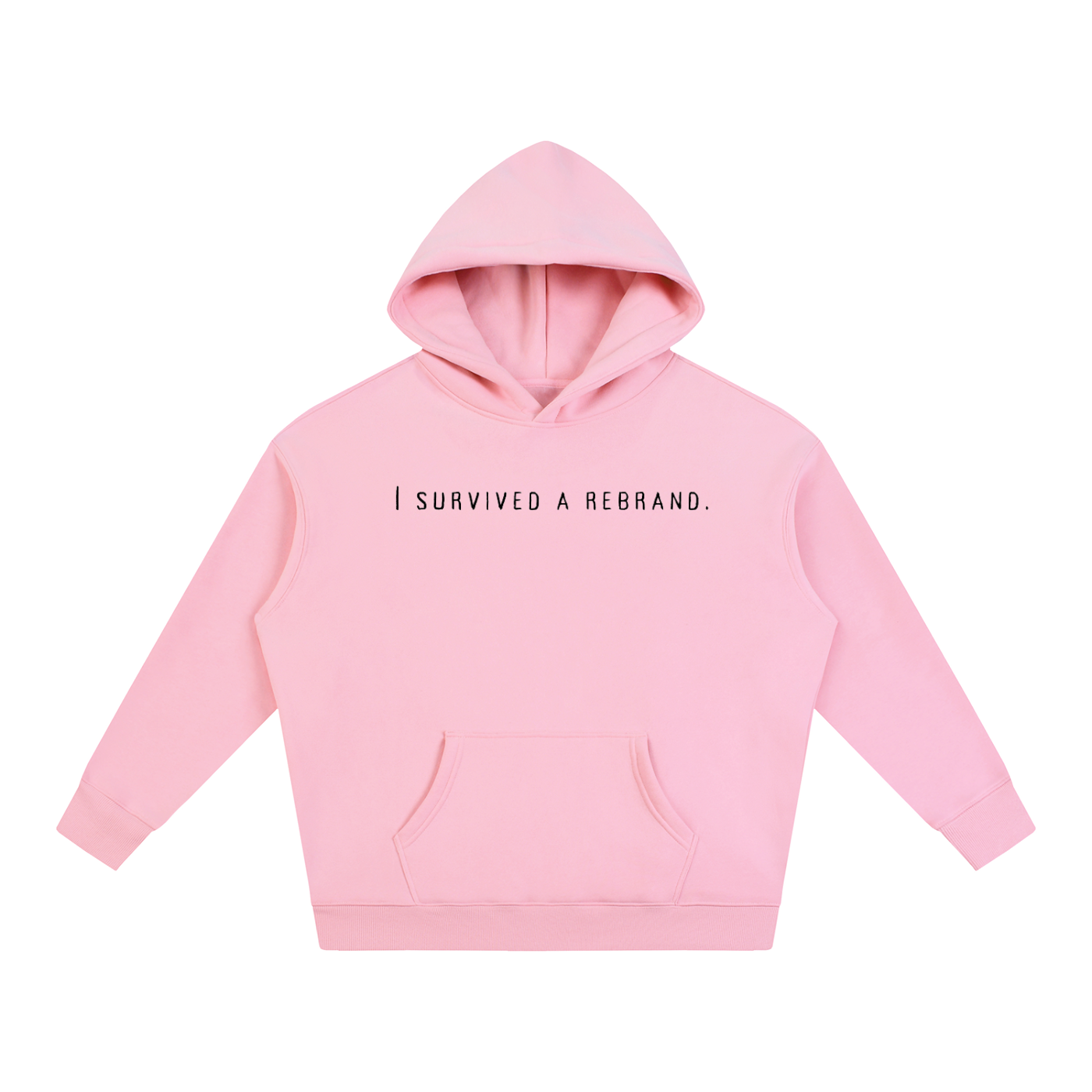 I Survived A Rebrand | Oversize Fleeced Hoodie