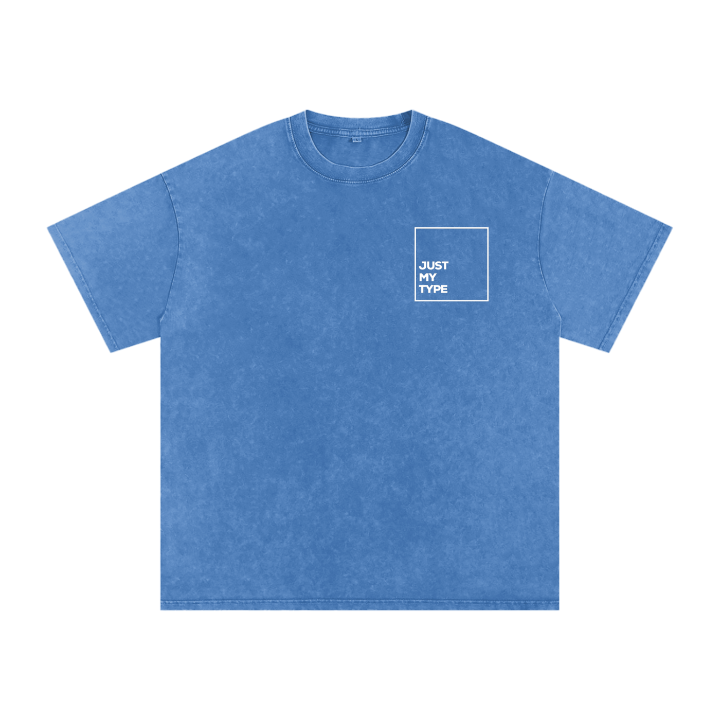 Just My Type | Snow Washed Oversized Cotton T-Shirt