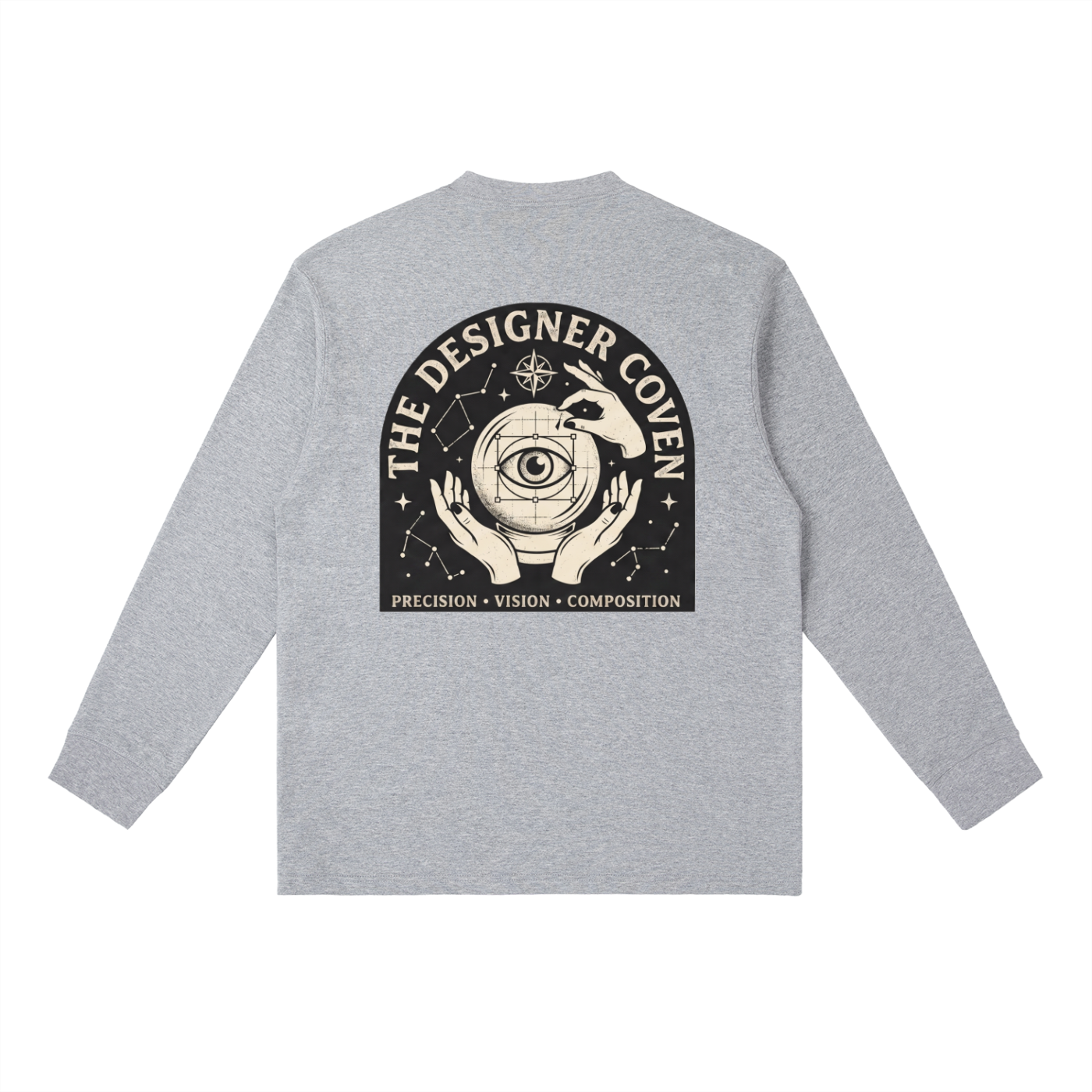 The Designer Coven | Essential Crewneck Long-Sleeve T-Shirt