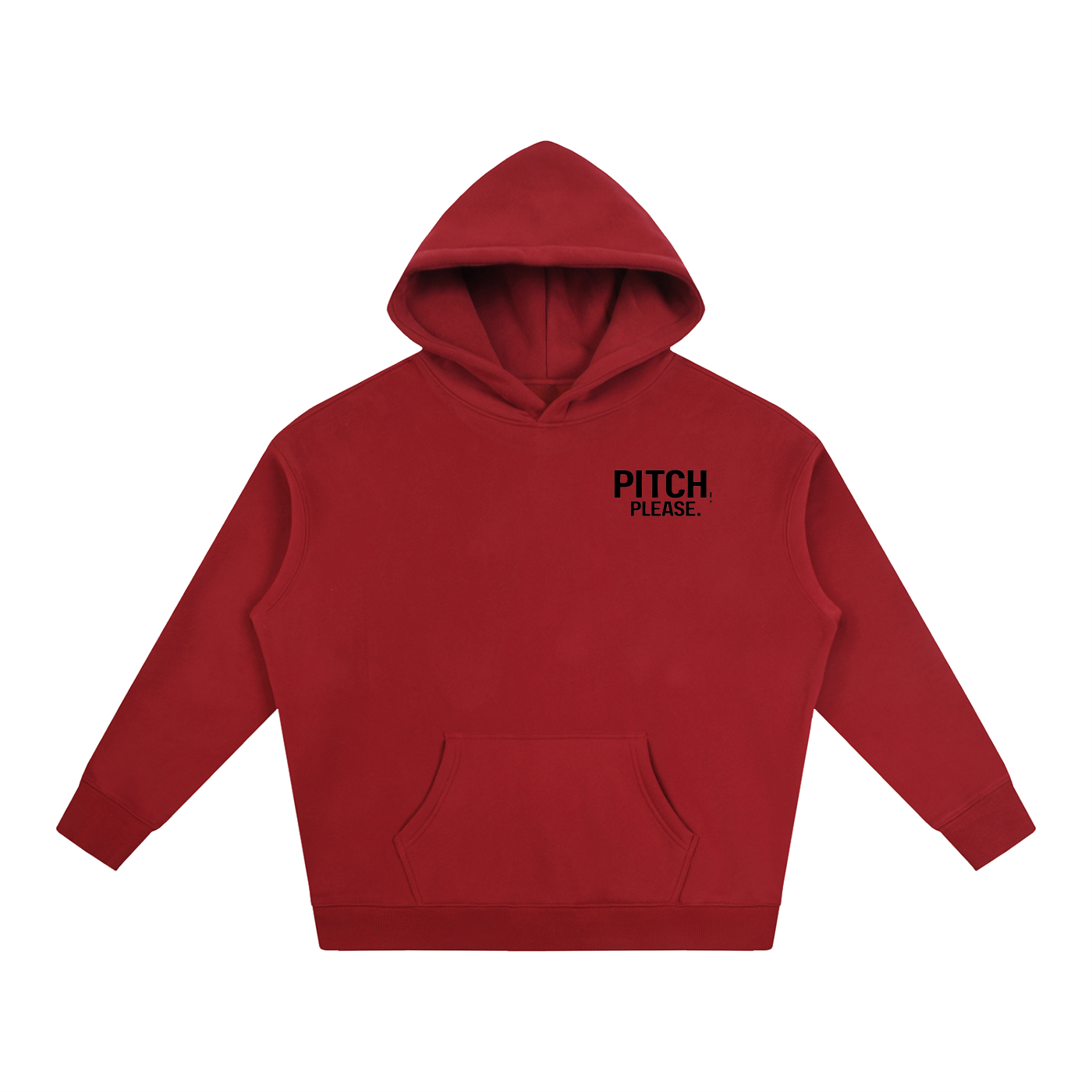Pitch, Please | Oversize Fleeced Hoodie
