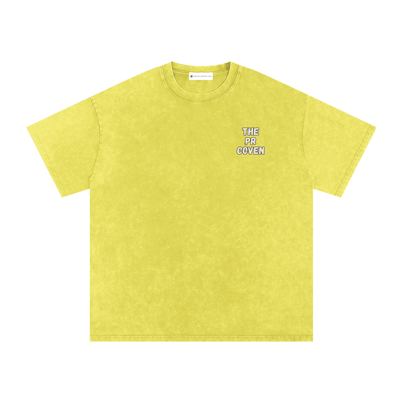 The PR Coven | Snow Washed Oversized Cotton T-Shirt