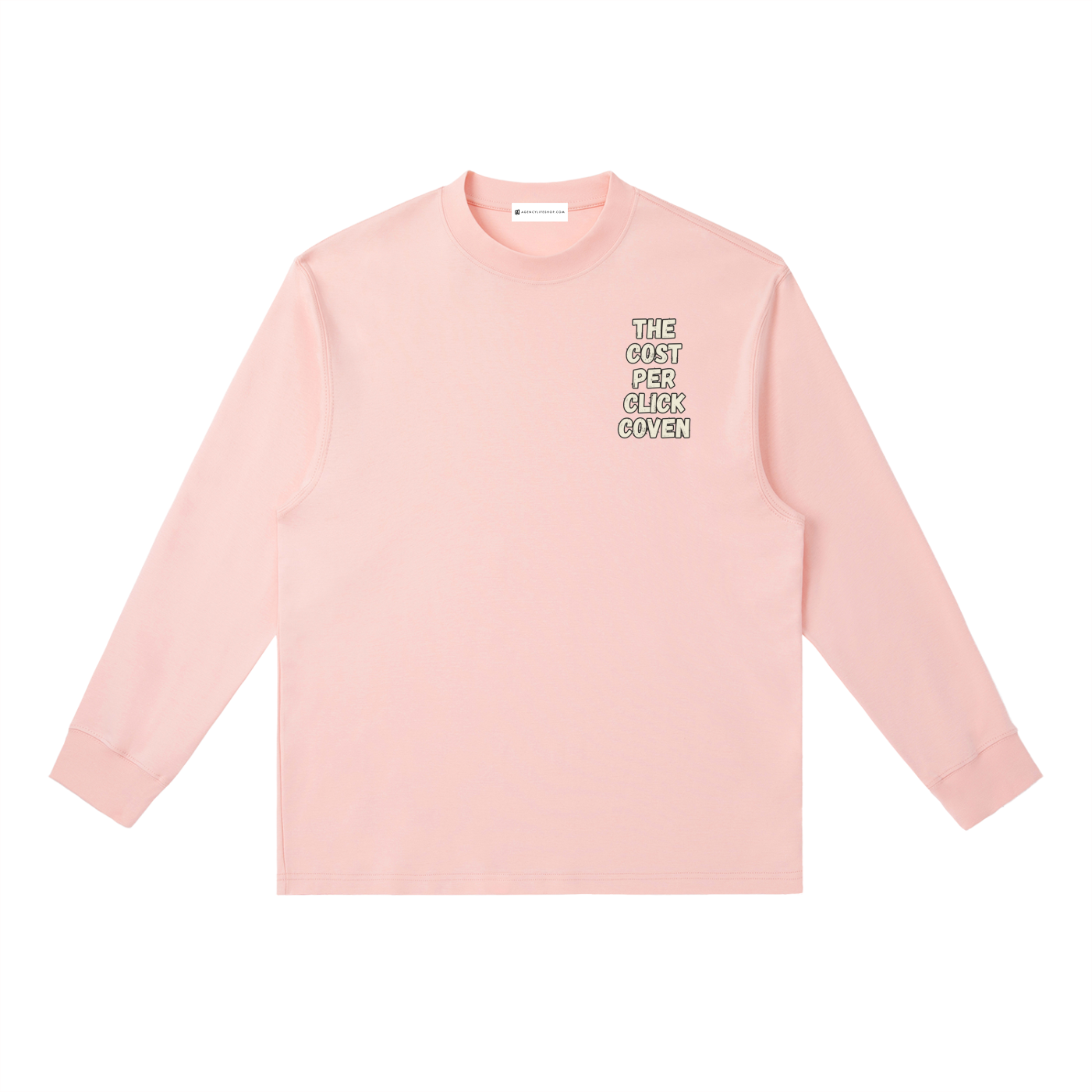 The Cost Per Click Coven | Essential Crewneck Long-Sleeve T-Shirt