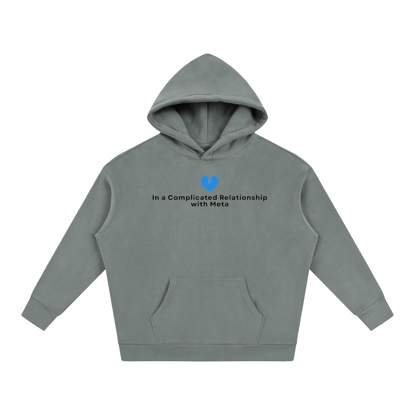 Complicated Relationship | Oversize Fleeced Hoodie