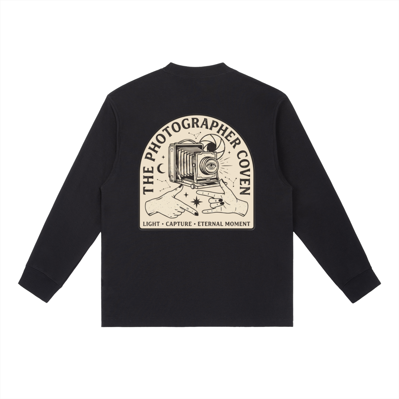 The Photographer Coven | Essential Crewneck Long-Sleeve T-Shirt