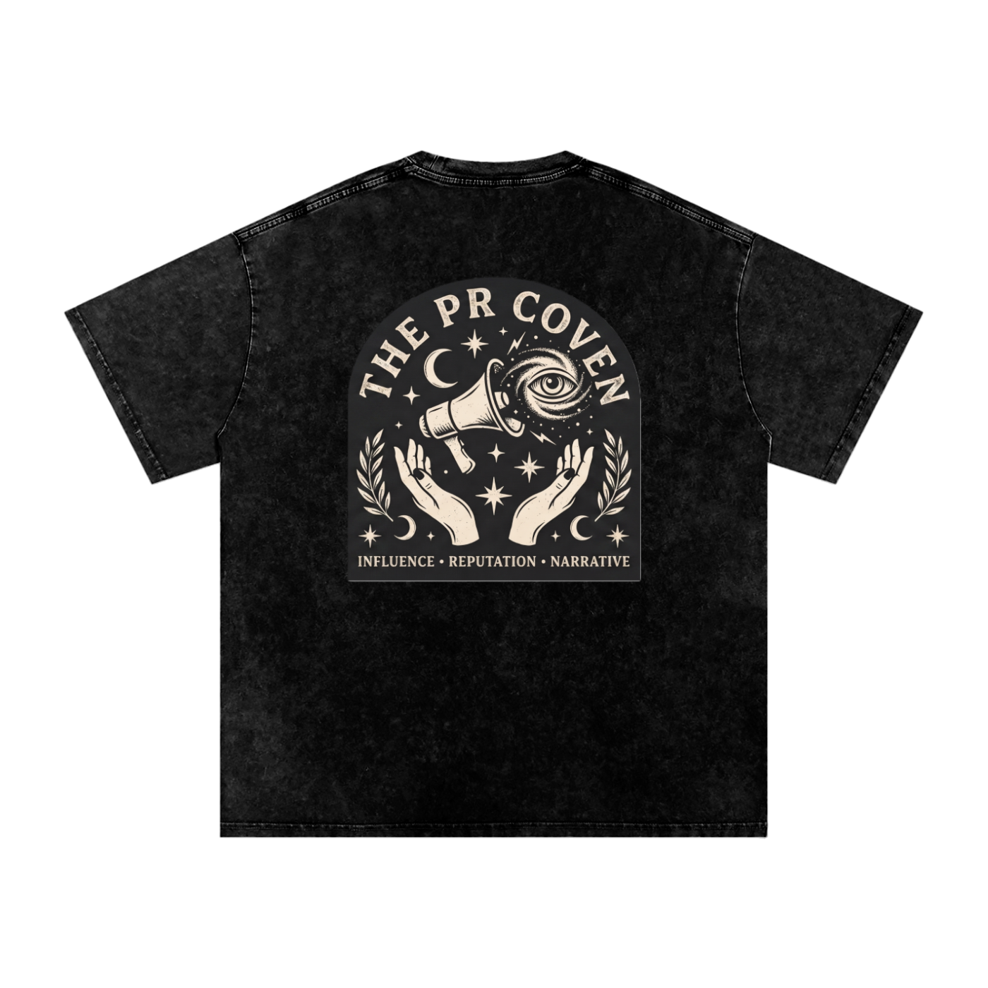 The PR Coven | Snow Washed Oversized Cotton T-Shirt