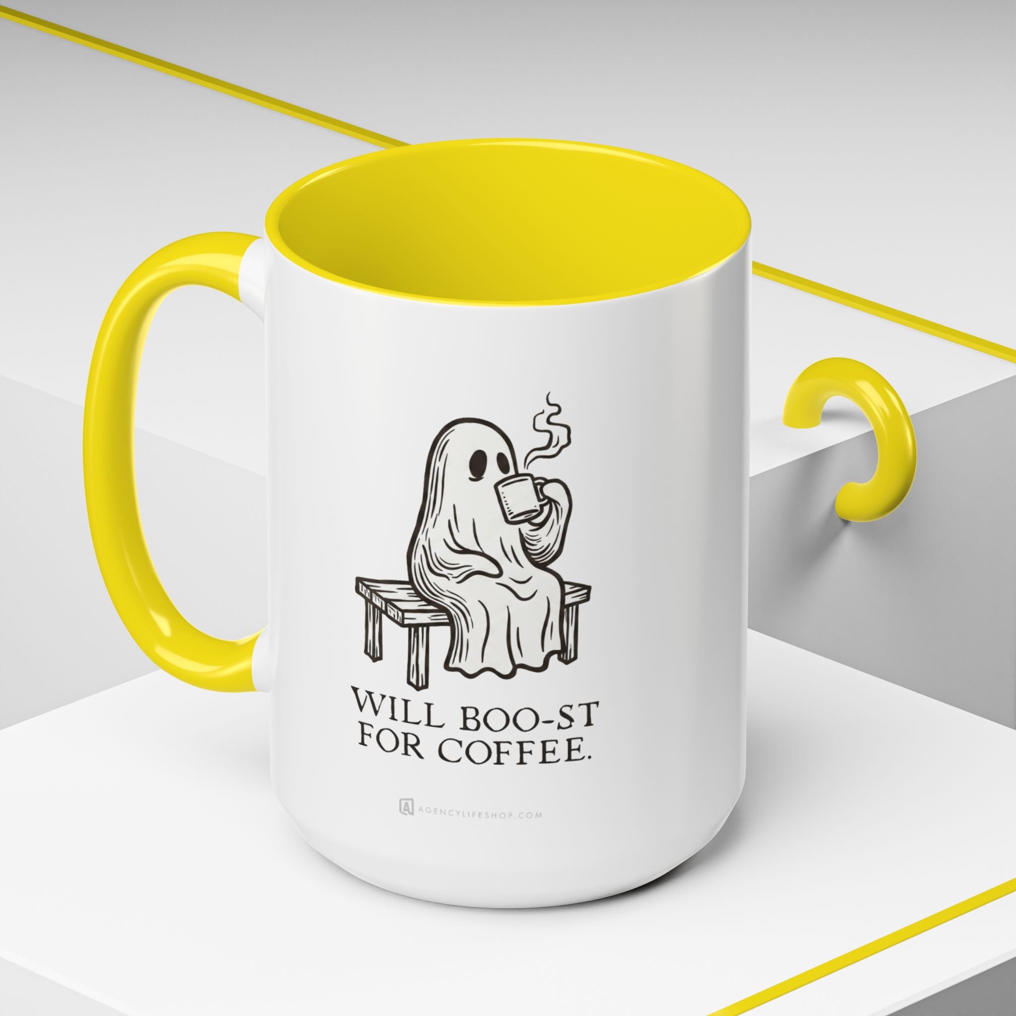 Will Boo-st for Coffee | Accent Mug (11/15oz)