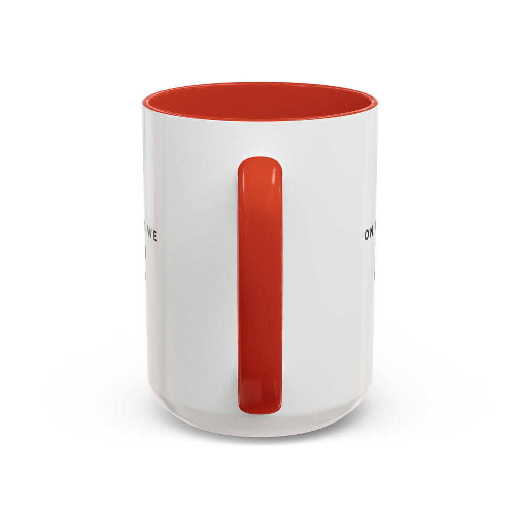 On Wednesdays, We Post | Accent Coffee Mug (11, 15oz)