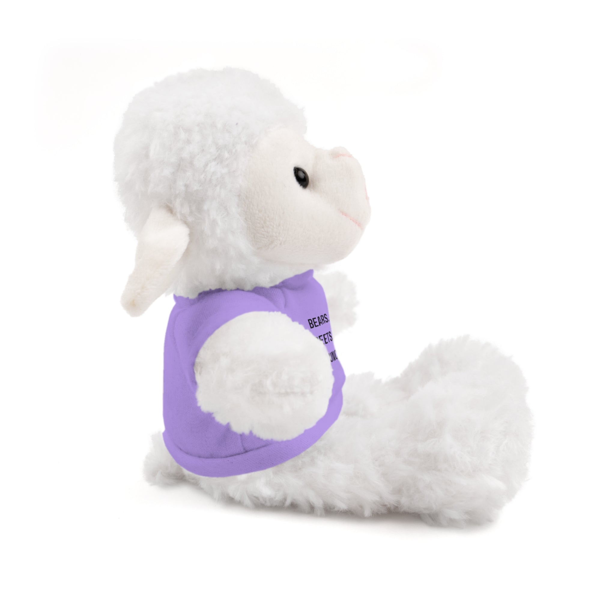 Bears. Beets. Bounce Rates. | Plush Stuffed Toy with Graphic Tee