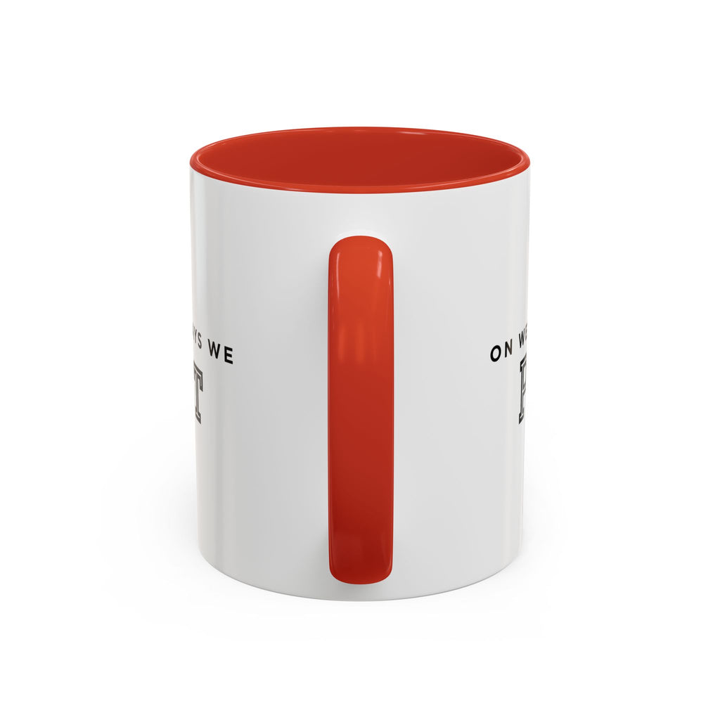 On Wednesdays, We Post | Accent Coffee Mug (11, 15oz)