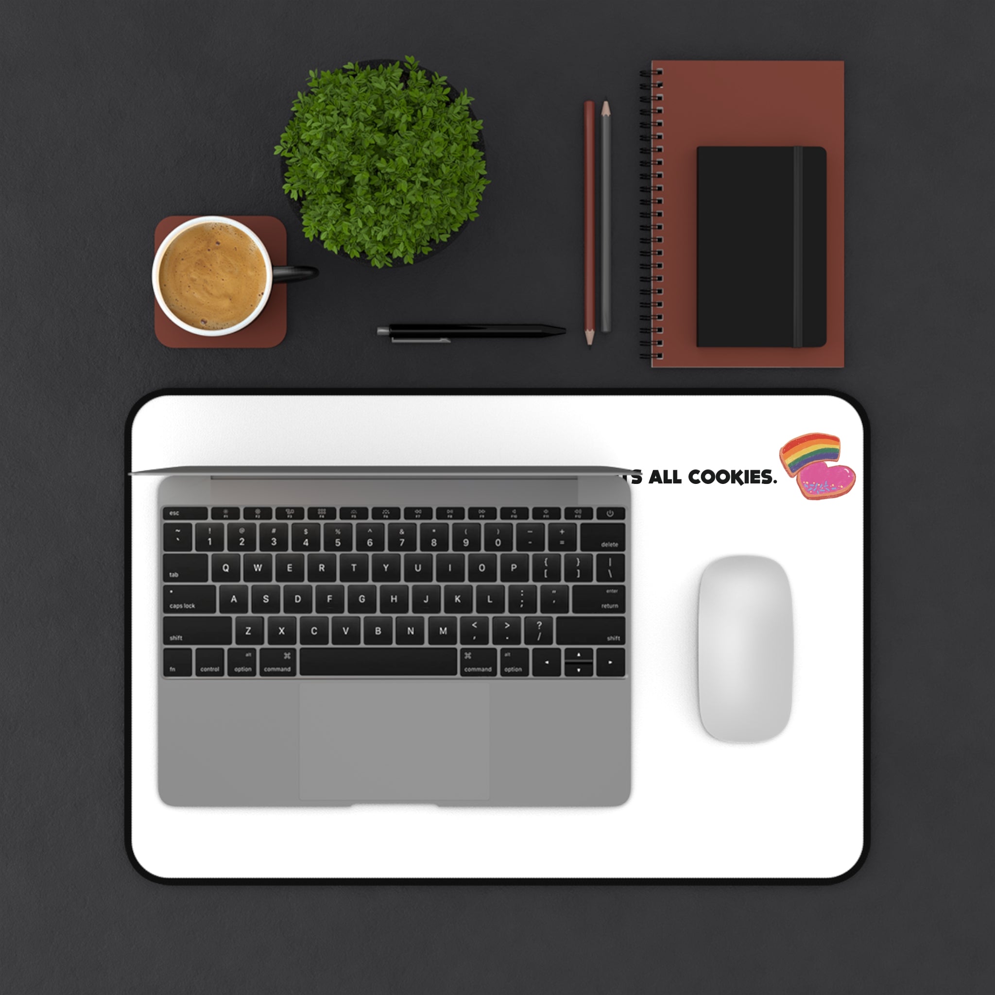 Accepts All Cookies | Desk Mat