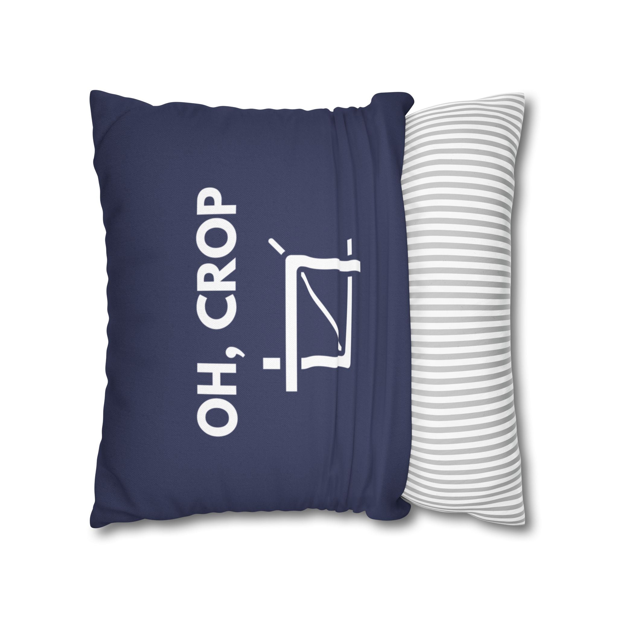 Oh, Crop | Polyester Square Pillowcase