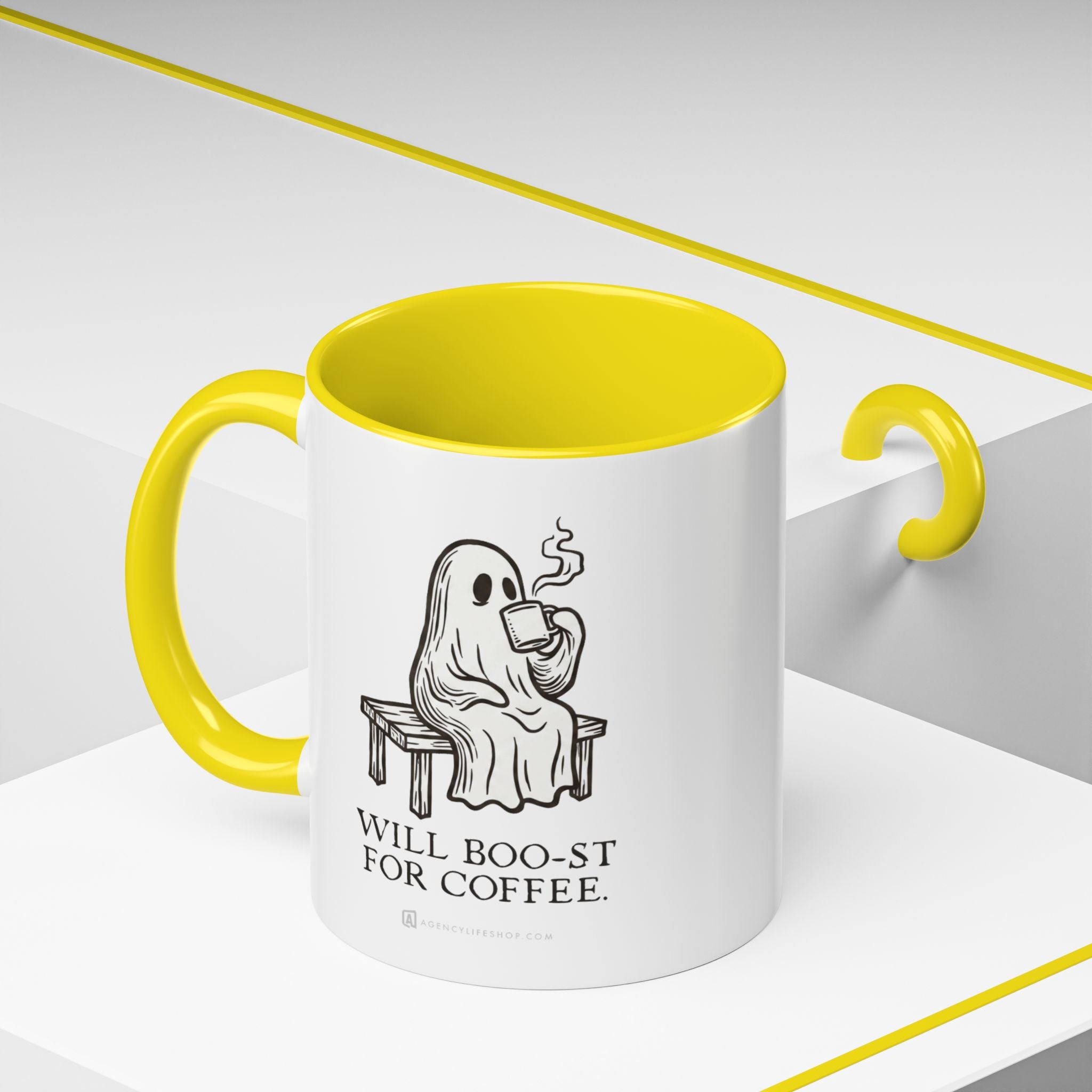 Will Boo-st for Coffee | Accent Mug (11/15oz)