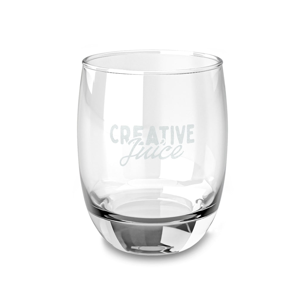 Engraved 'Creative Juice' Whiskey Glass - 6oz Stemless Rocks Glass
