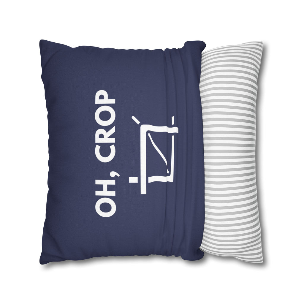Oh, Crop | Polyester Square Pillowcase