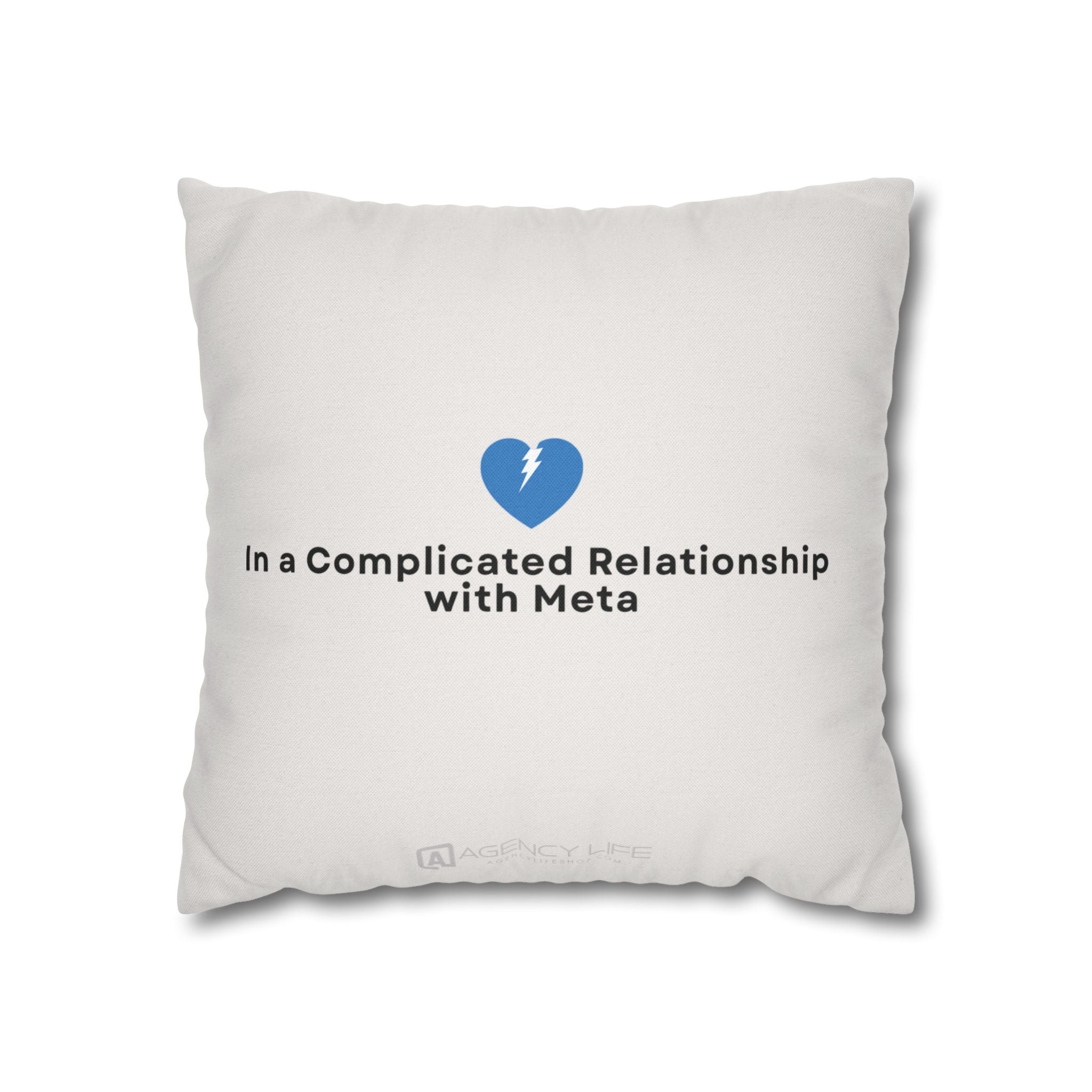 Complicated Relationship | Polyester Square Pillowcase