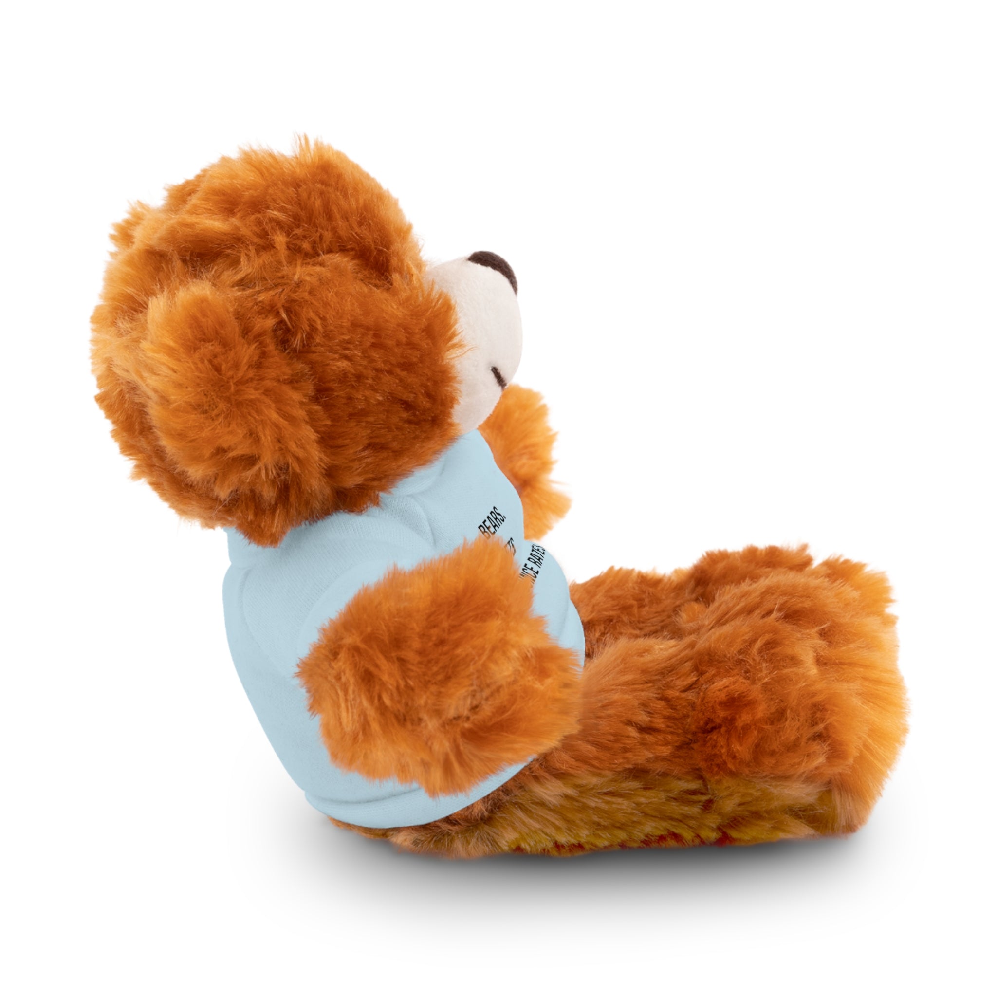 Bears. Beets. Bounce Rates. | Plush Stuffed Toy with Graphic Tee
