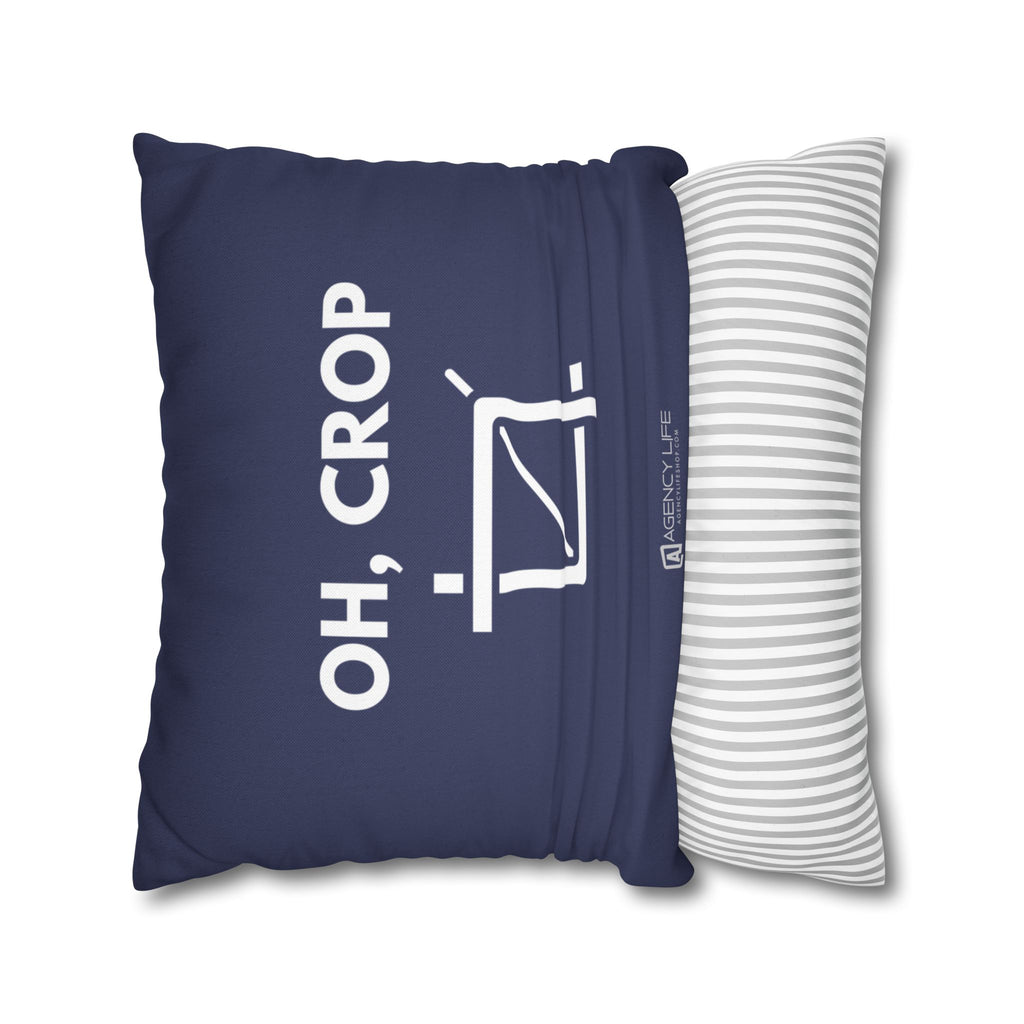 Oh, Crop | Polyester Square Pillowcase
