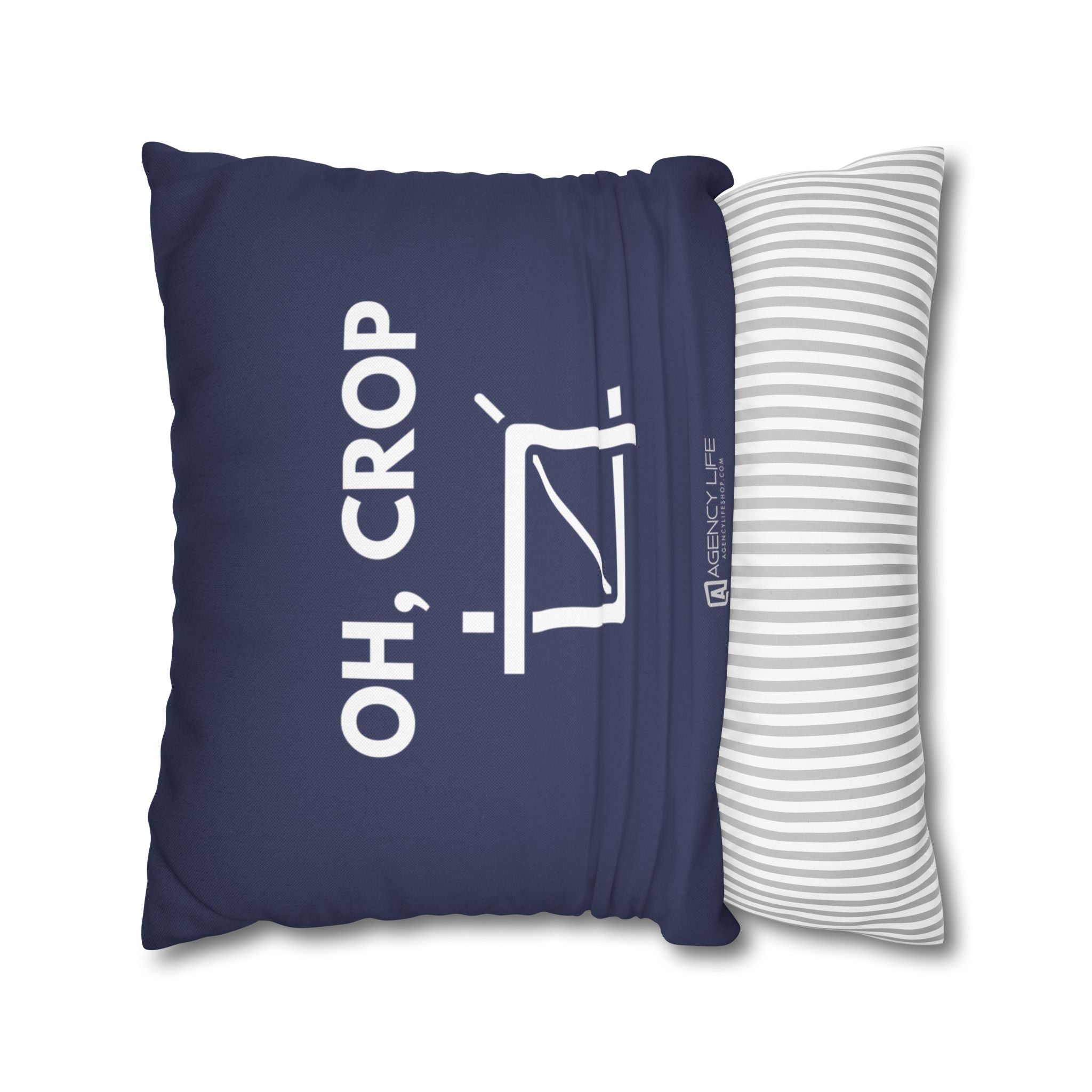 Oh, Crop | Polyester Square Pillowcase