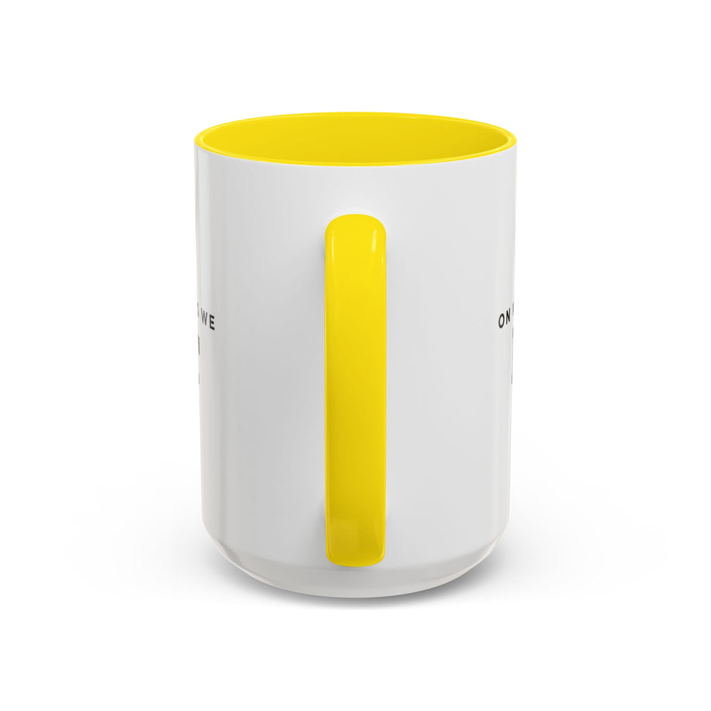On Wednesdays, We Post | Accent Coffee Mug (11, 15oz)