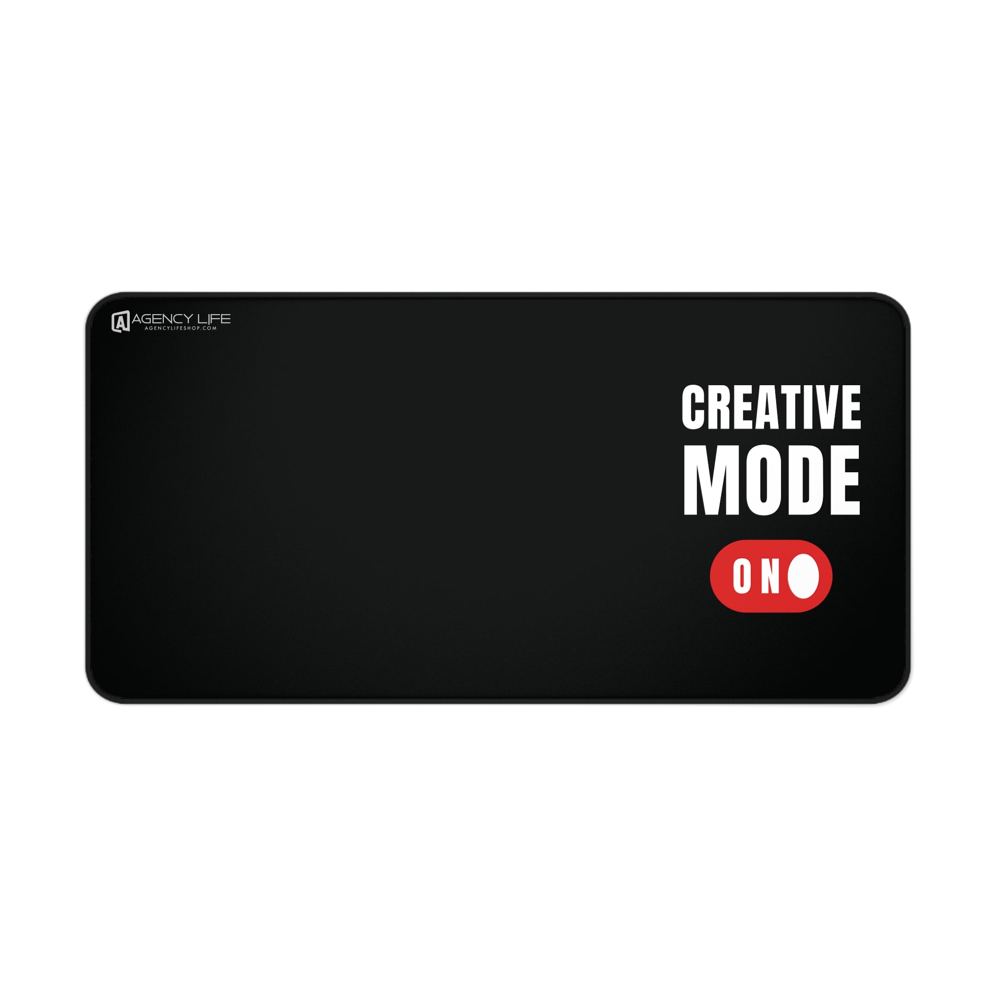 Creative Mode: On | Desk Mat