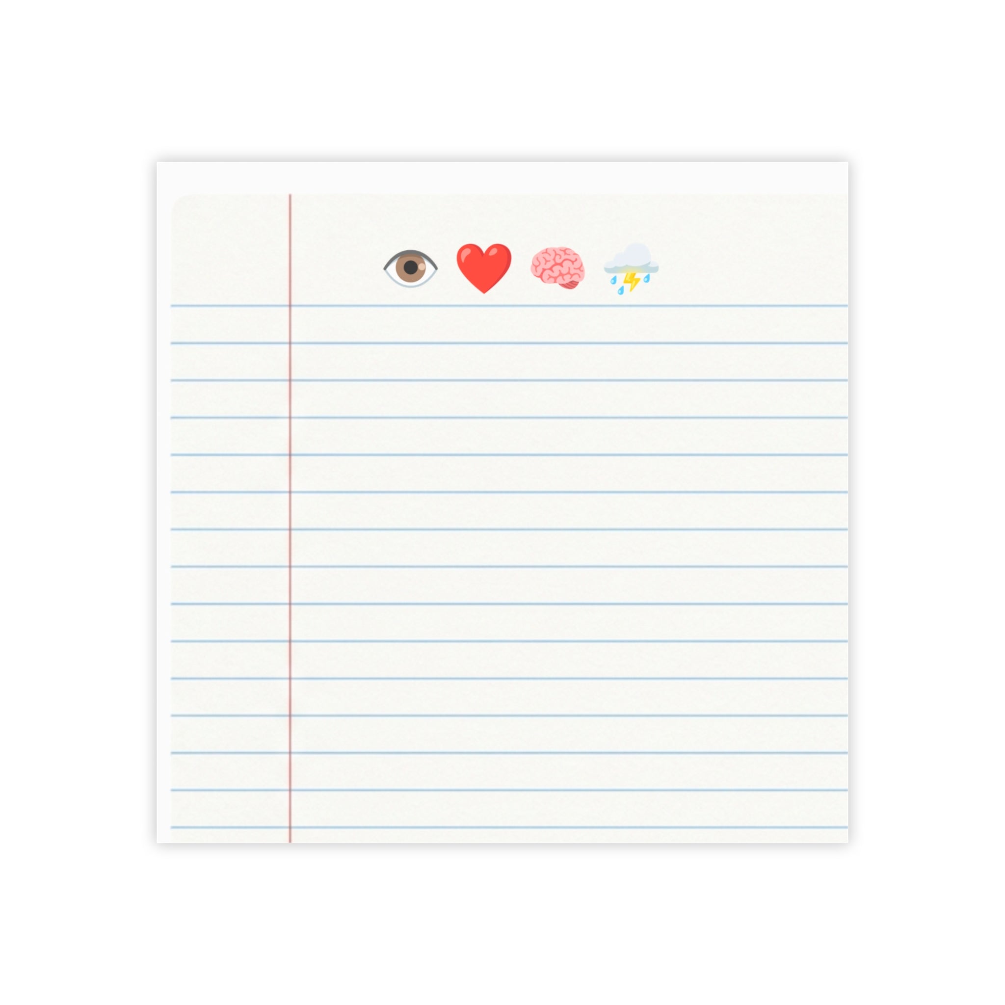 I Love Brainstorming | Notebook-Style Sticky Notes
