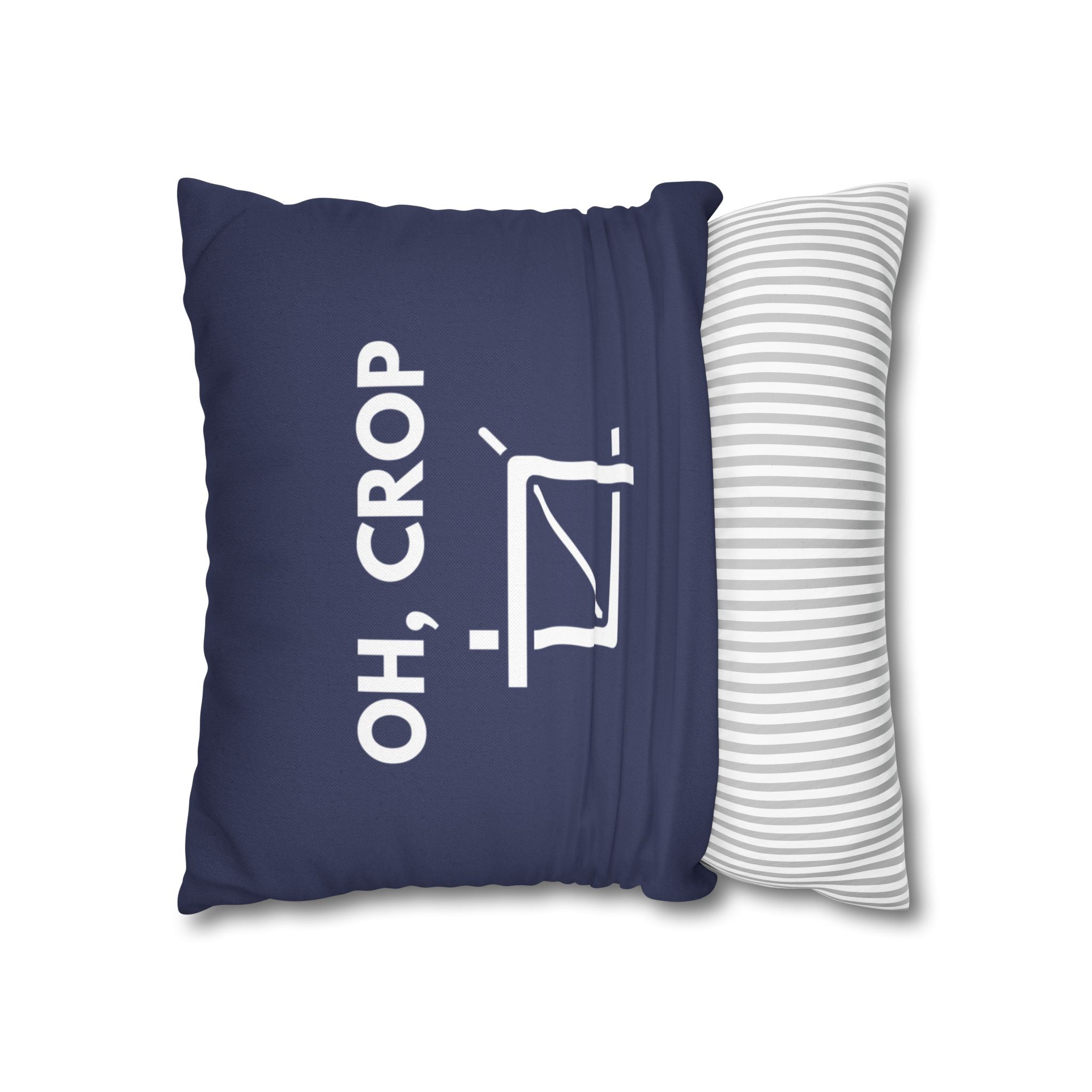 Oh, Crop | Polyester Square Pillowcase