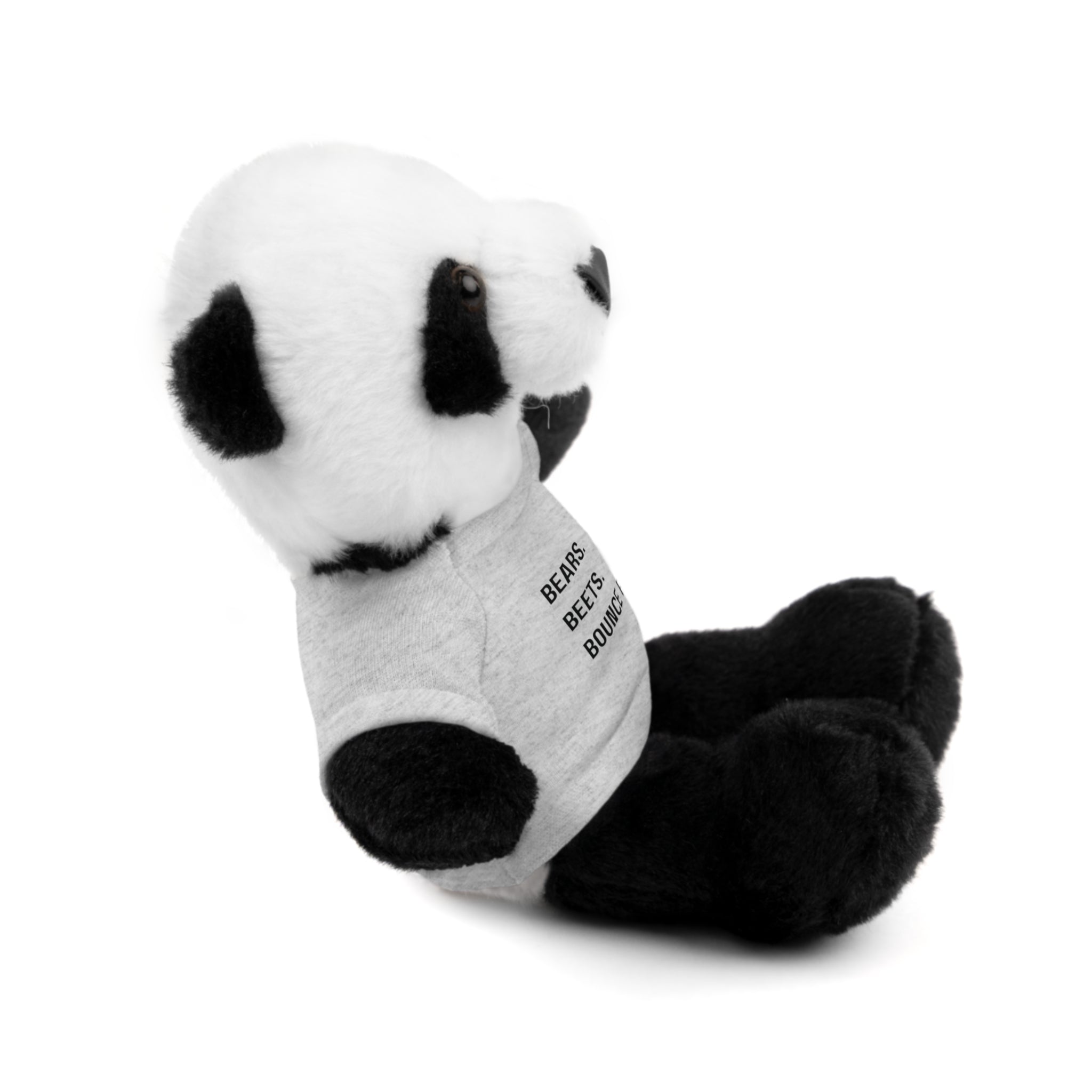 Bears. Beets. Bounce Rates. | Plush Stuffed Toy with Graphic Tee