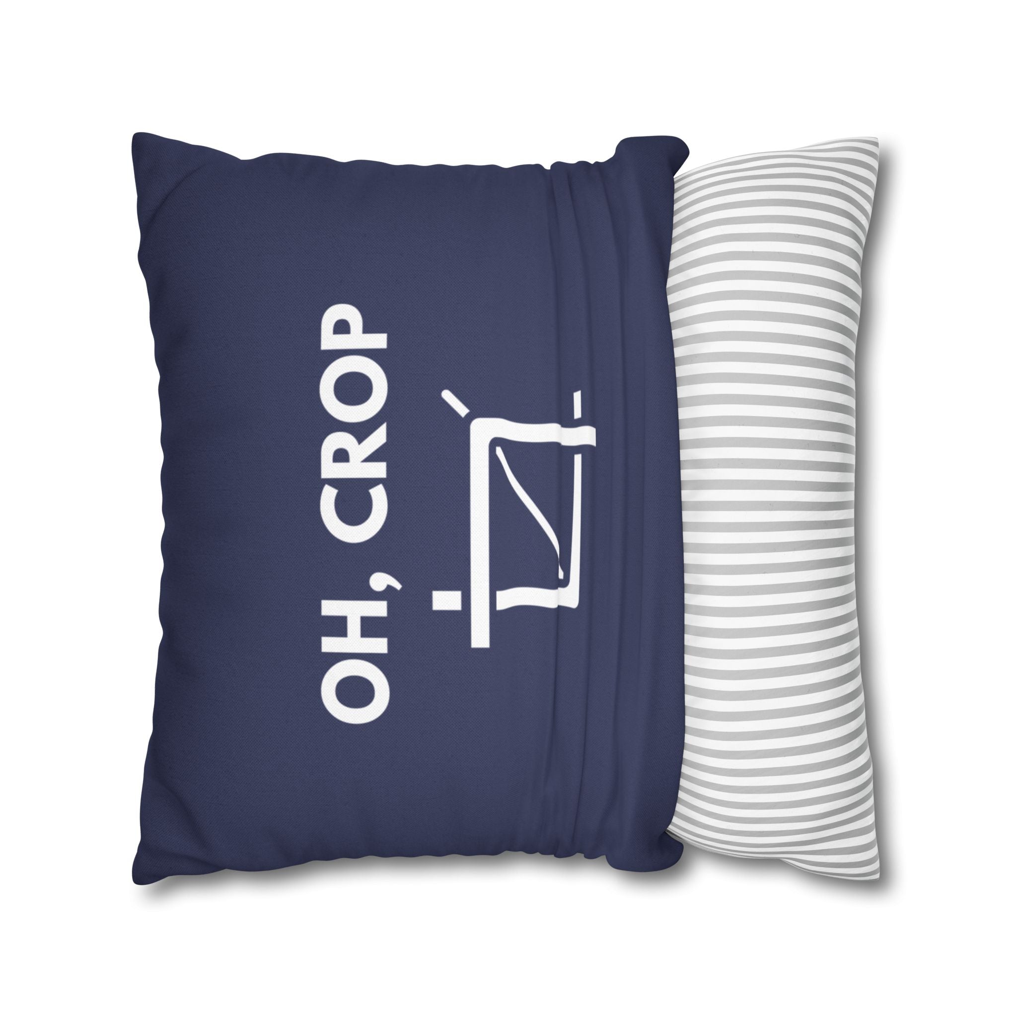 Oh, Crop | Polyester Square Pillowcase