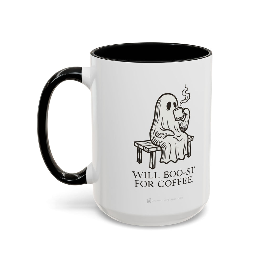 Will Boo-st for Coffee | Accent Mug (11/15oz)