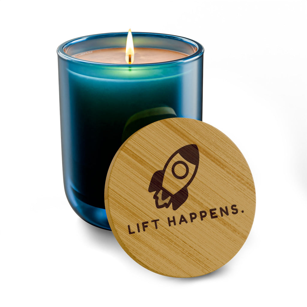 Lift Happens | Engraved 14oz Scented Soy Candle