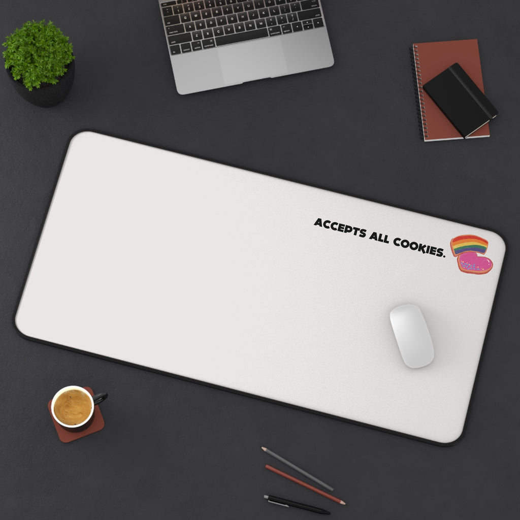 Accepts All Cookies | Desk Mat