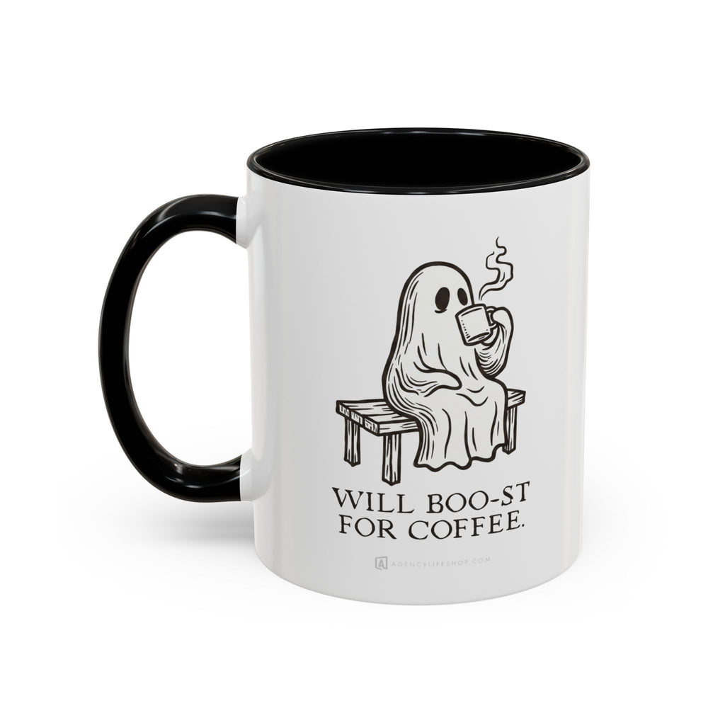 Will Boo-st for Coffee | Accent Mug (11/15oz)