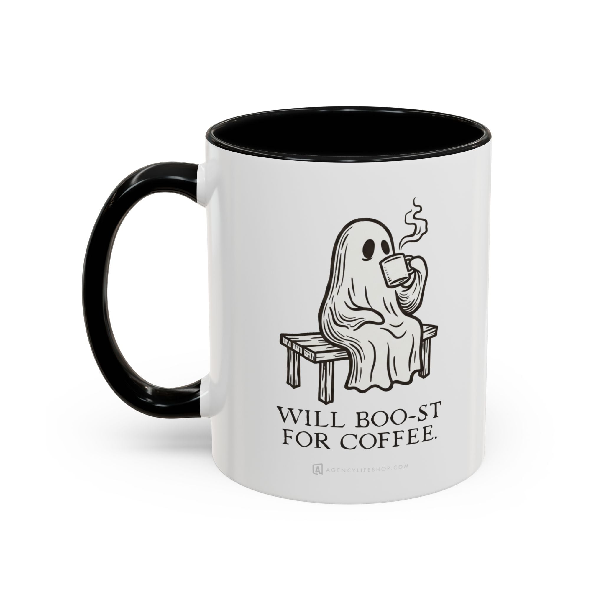 Will Boo-st for Coffee | Accent Mug (11/15oz)