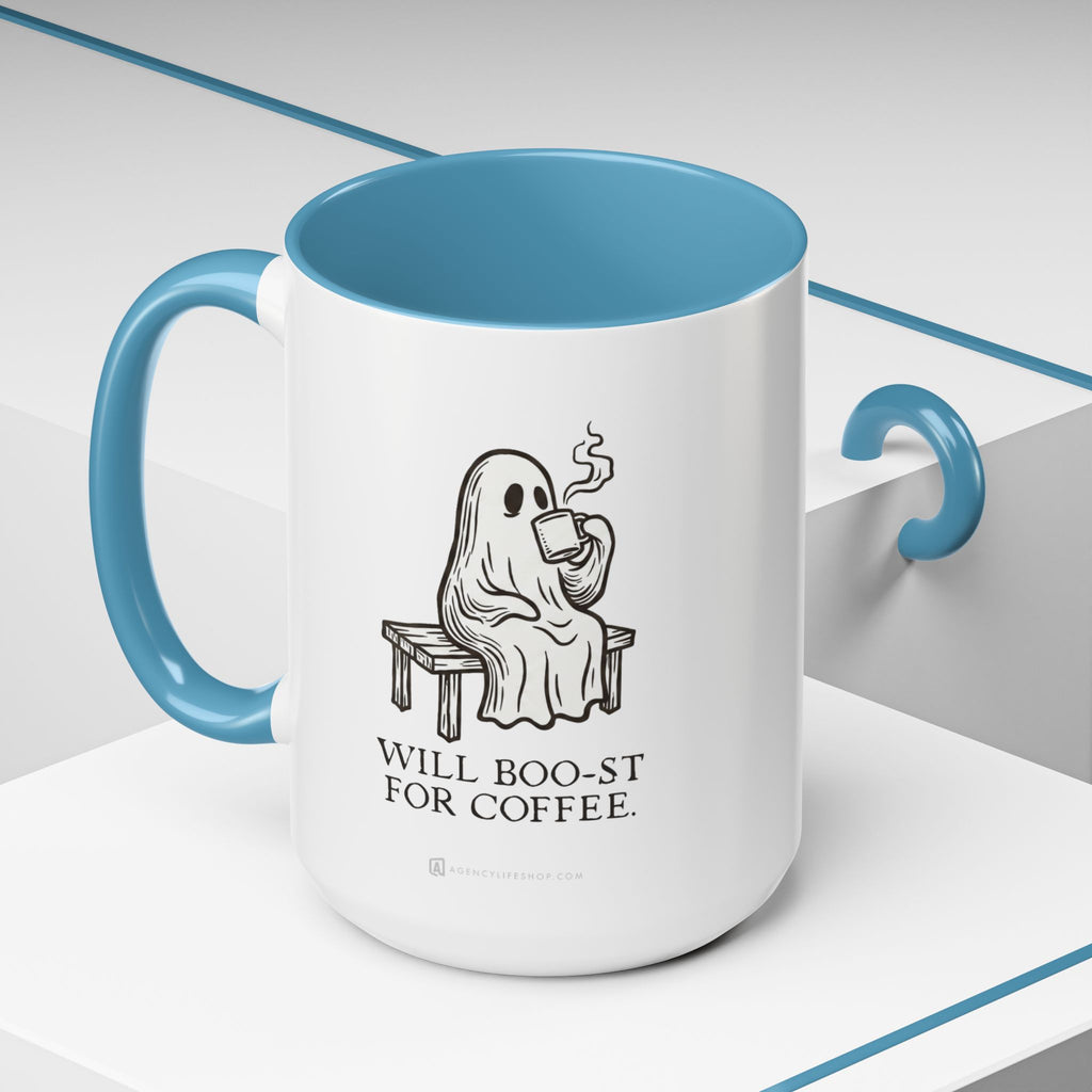 Will Boo-st for Coffee | Accent Mug (11/15oz)