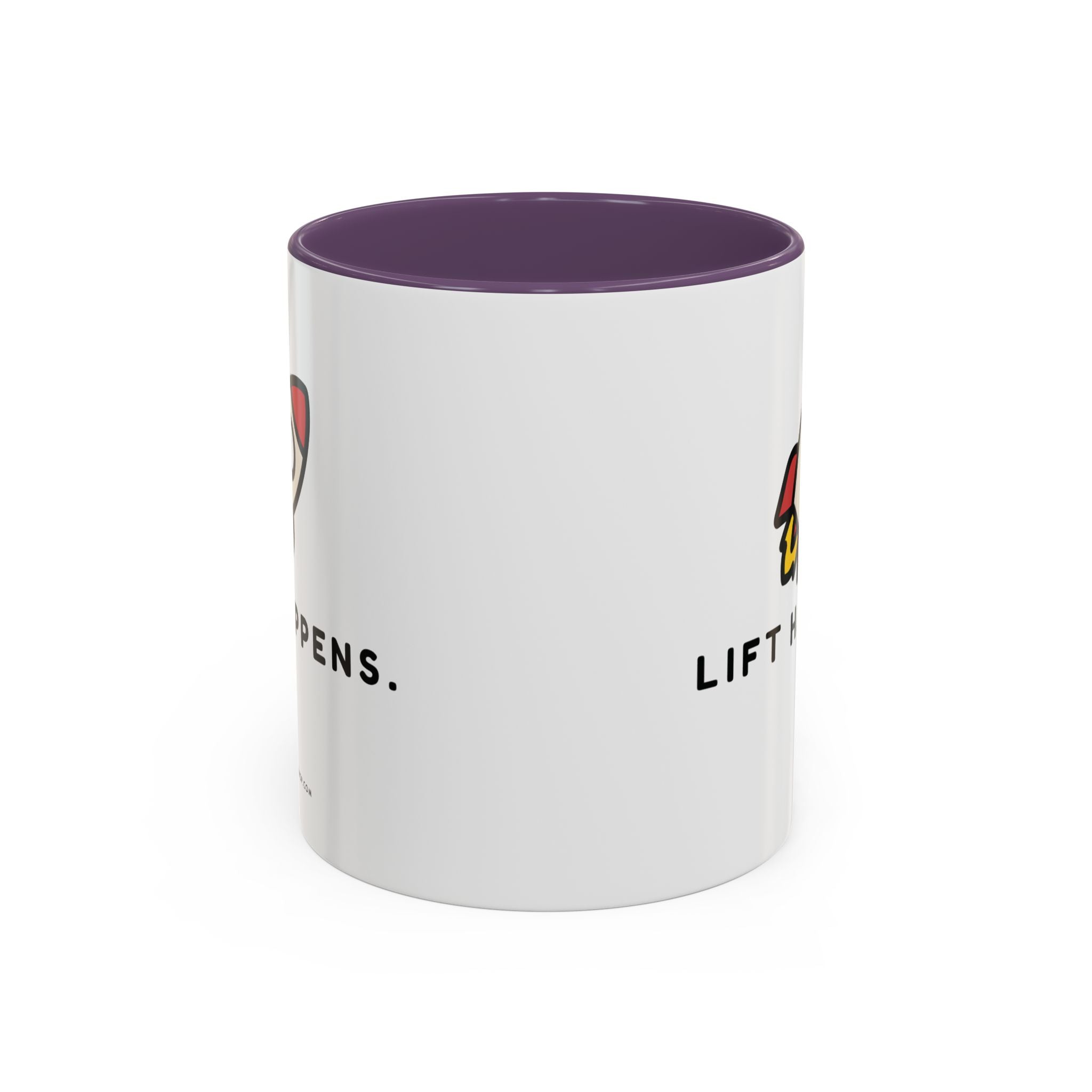 Lift Happens | Accent Coffee Mug (11, 15oz)
