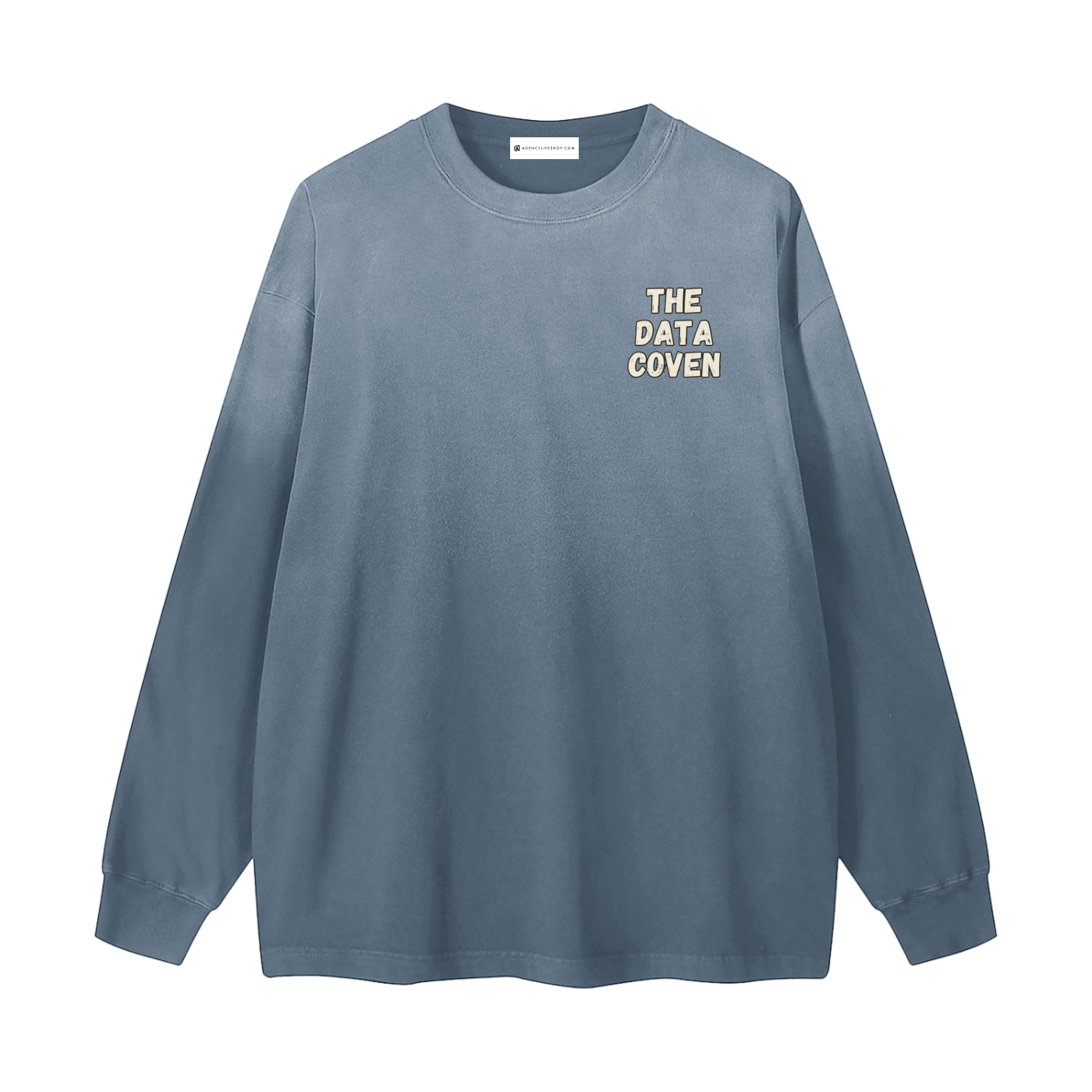 The Data Coven | Gradient Washed Long Sleeve T-Shirt