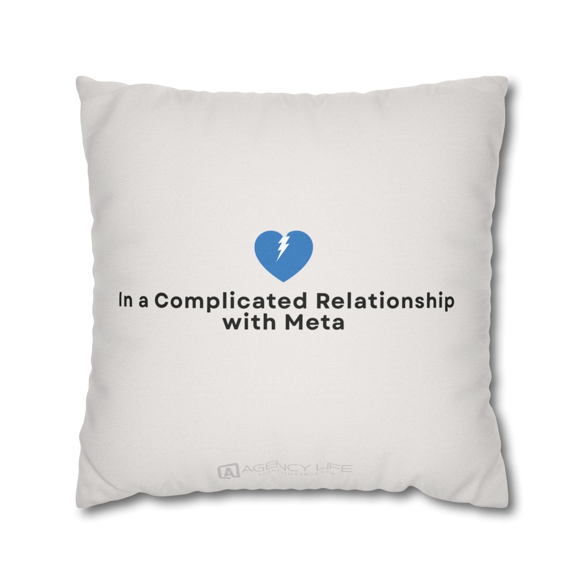 Complicated Relationship | Polyester Square Pillowcase