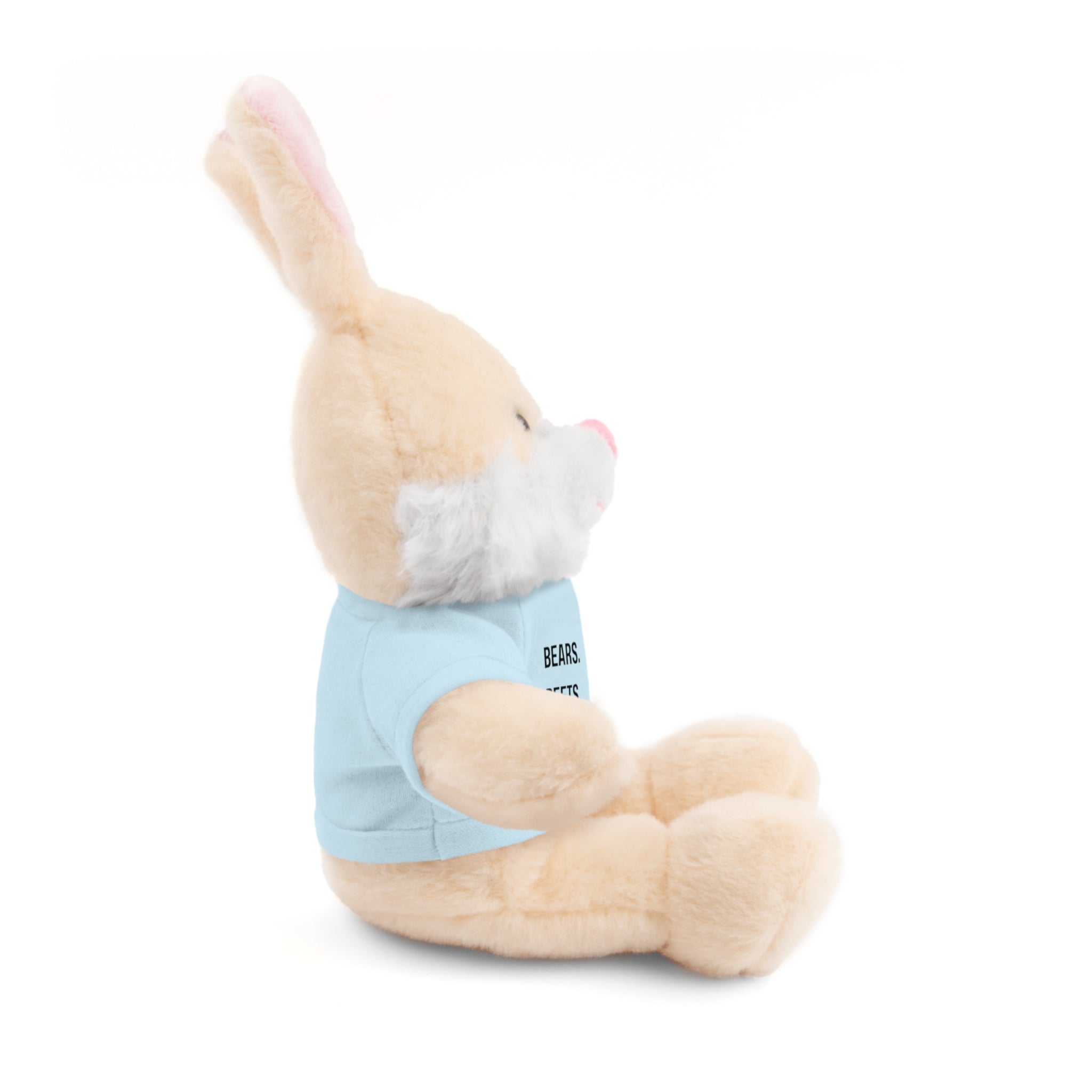 Bears. Beets. Bounce Rates. | Plush Stuffed Toy with Graphic Tee
