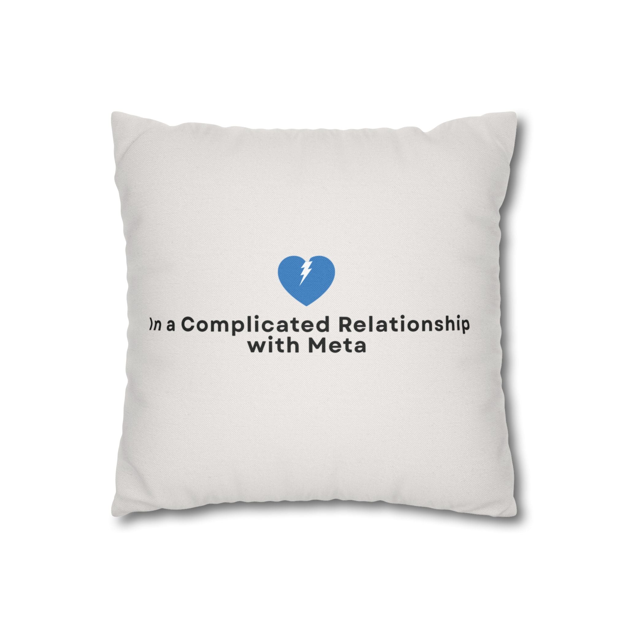 Complicated Relationship | Polyester Square Pillowcase