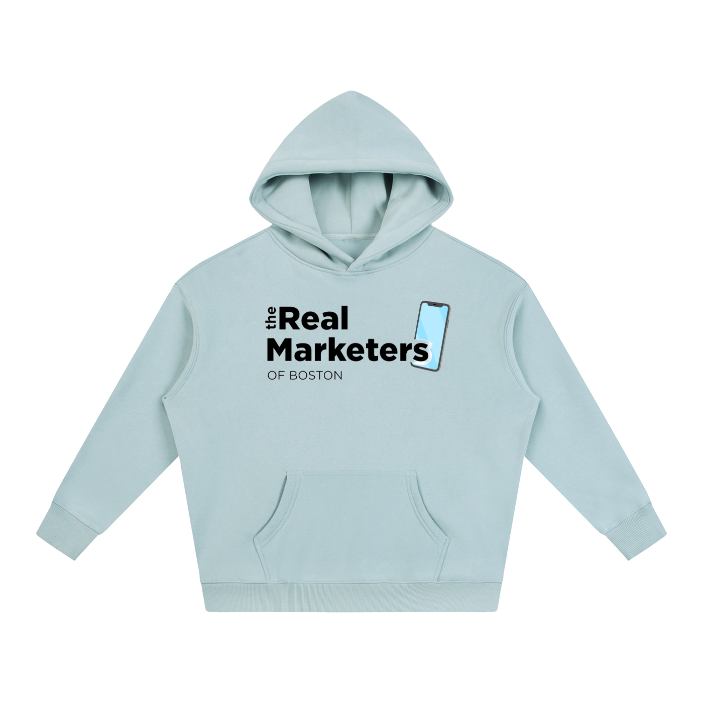 The Real Marketers of Boston | Oversize Fleeced Hoodie