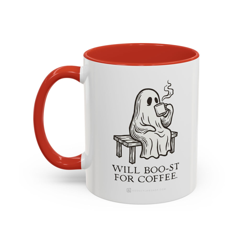 Will Boo-st for Coffee | Accent Mug (11/15oz)