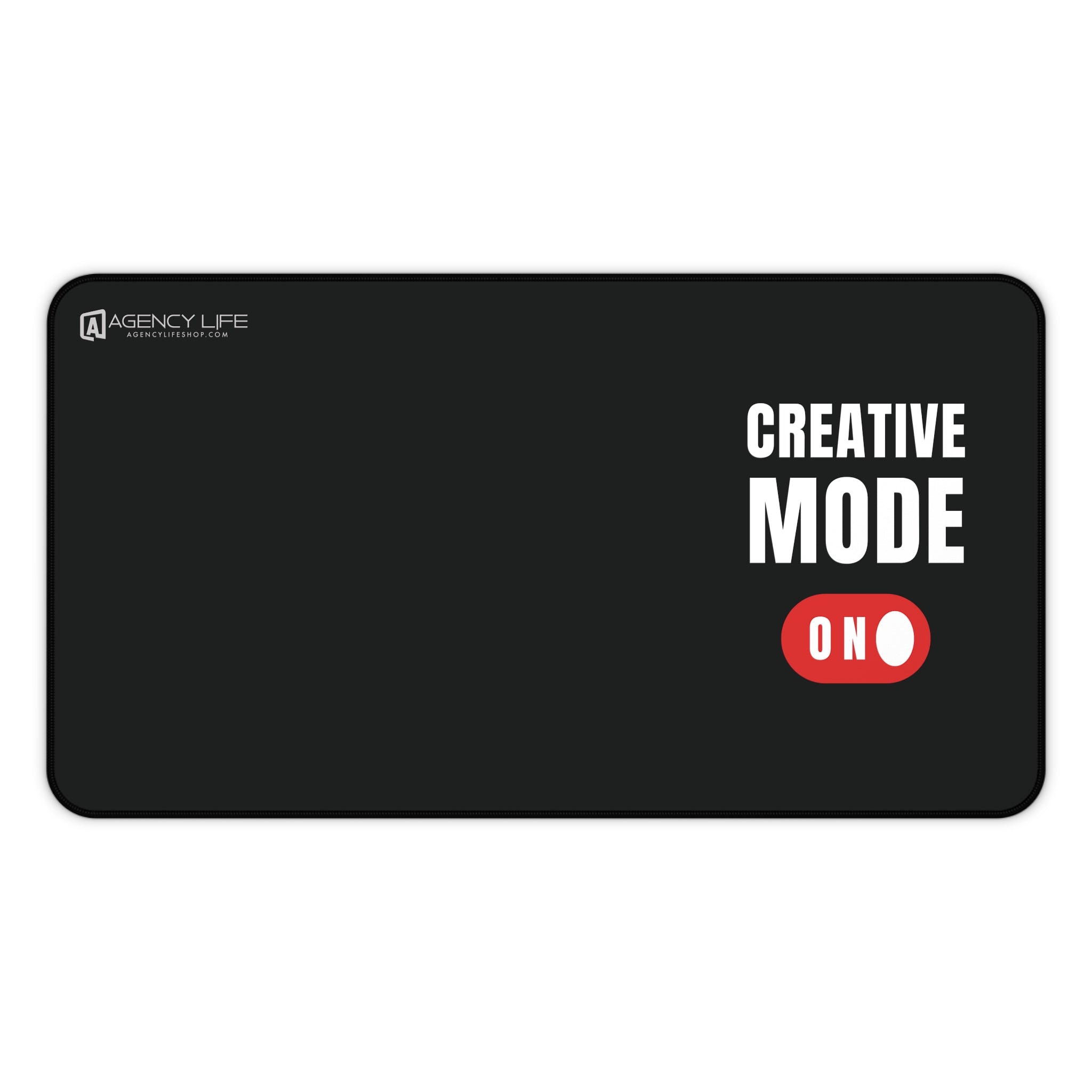 Creative Mode: On | Desk Mat