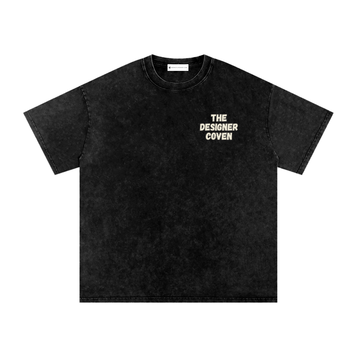 The Designer Coven | Snow Washed Oversized Cotton T-Shirt