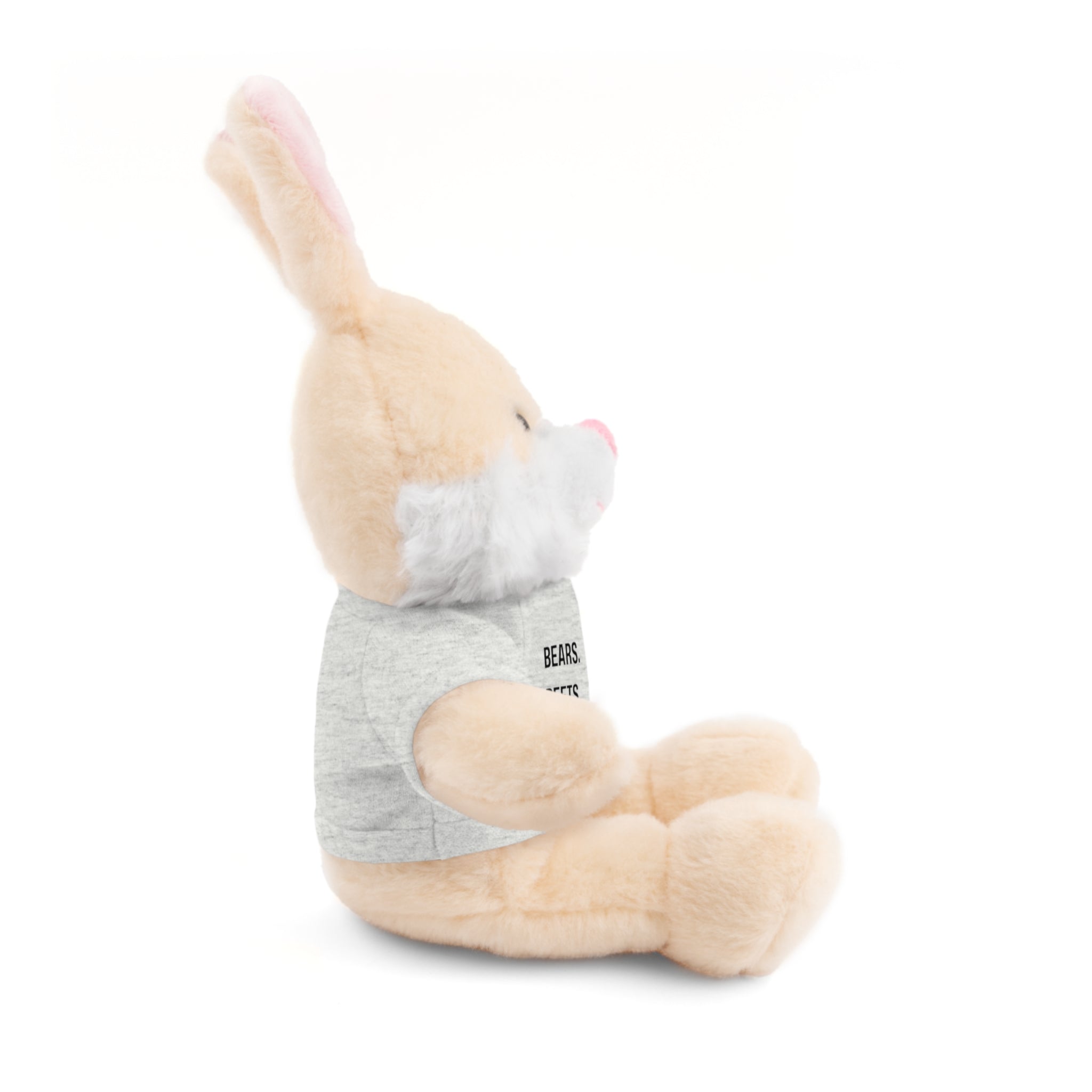 Bears. Beets. Bounce Rates. | Plush Stuffed Toy with Graphic Tee